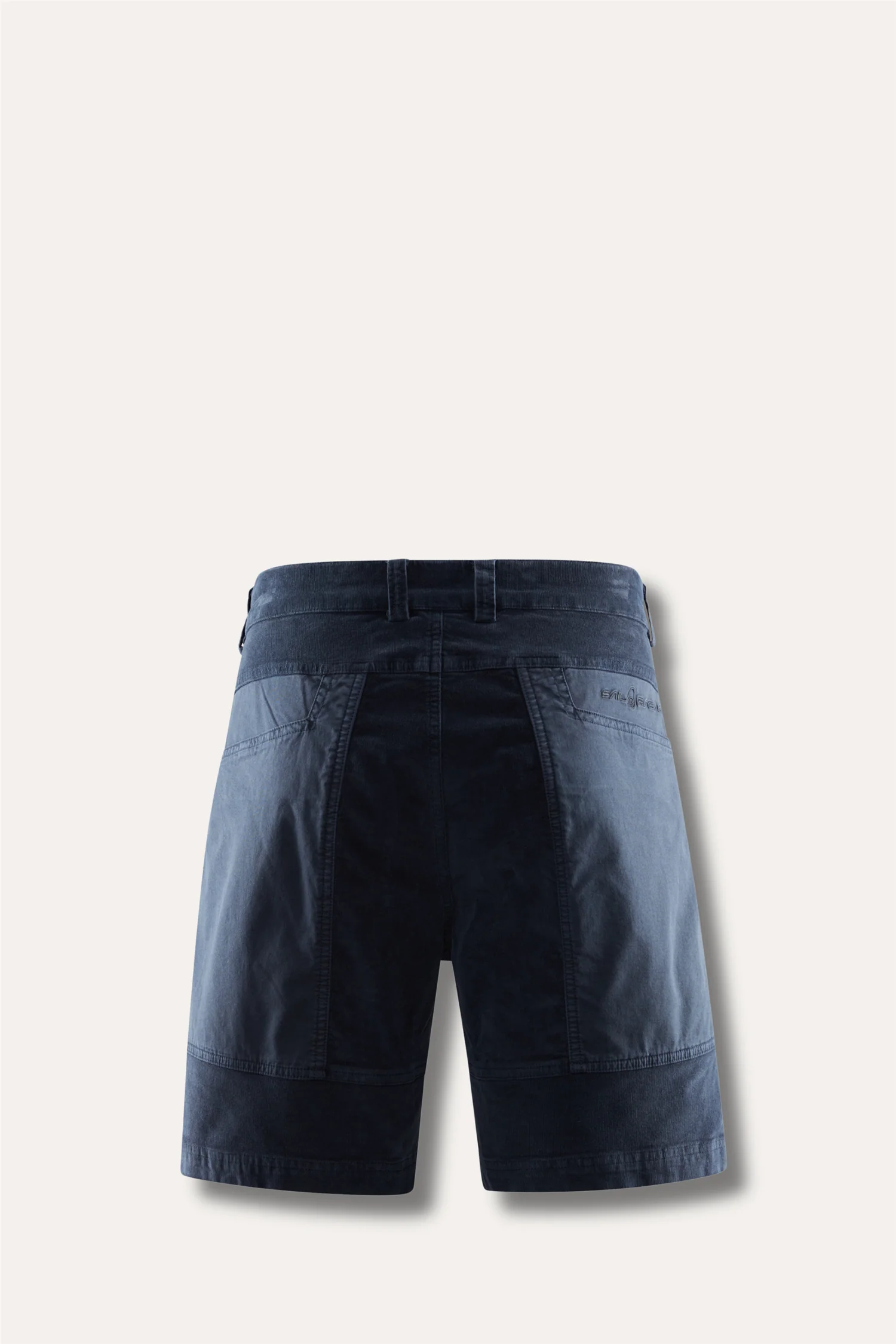 Blocked Corduroy Shorts Dark Steel Blue - Image 2