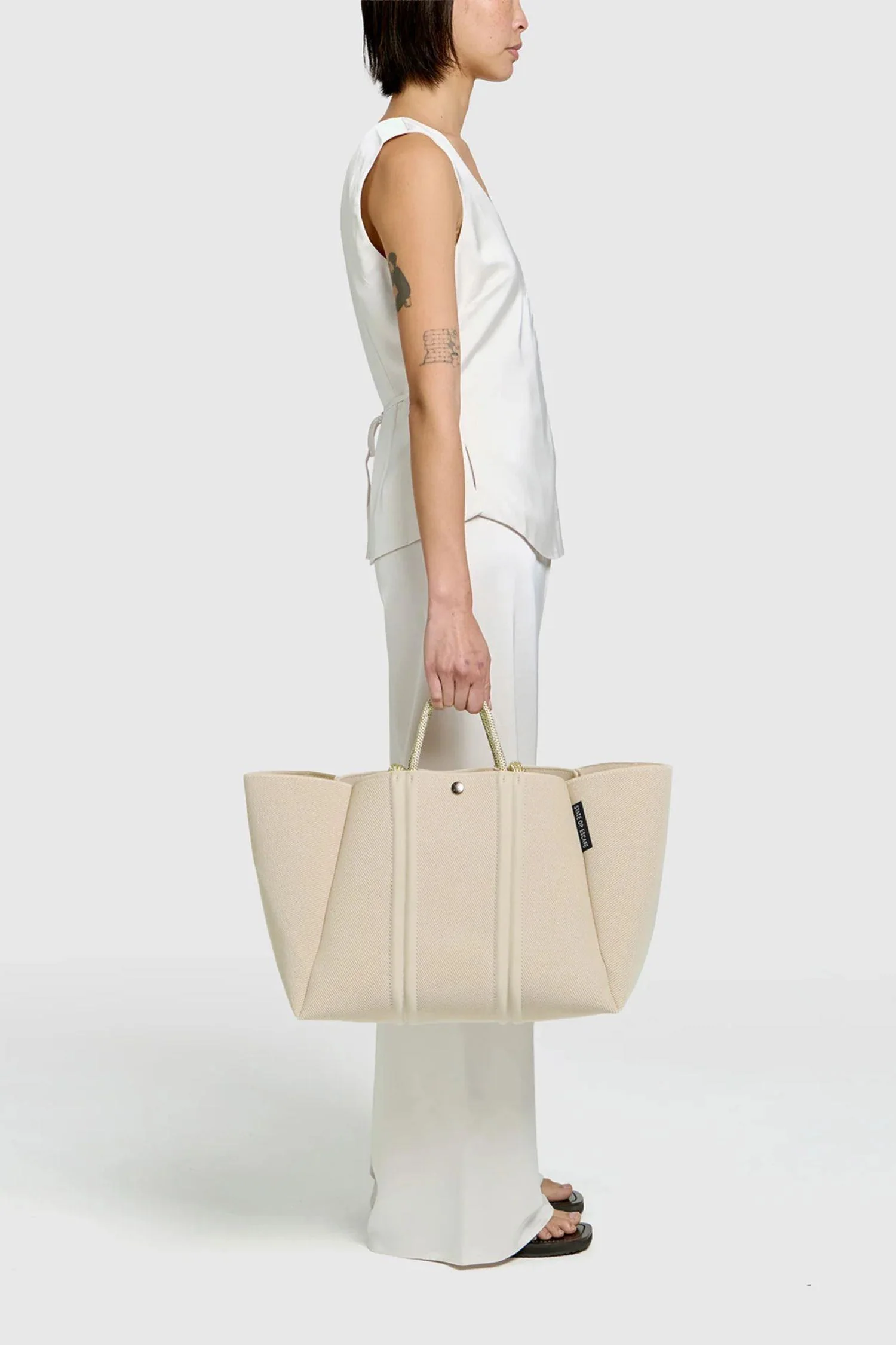 Meridian Large Tote- Crema - Image 5