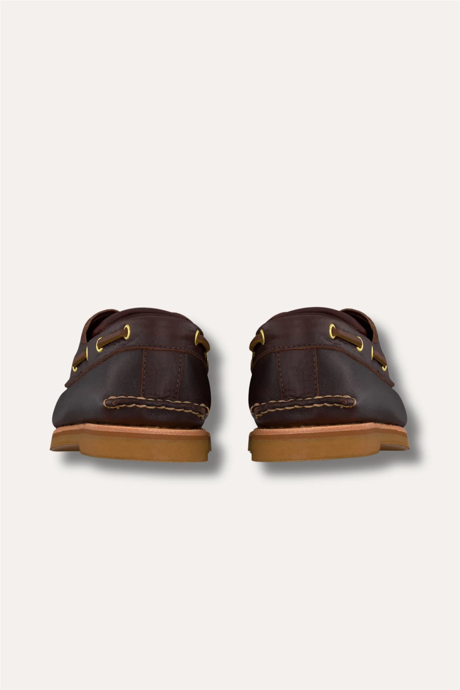 Crafted Eye Boat Shoe Dark Brown Full Grain - Image 3