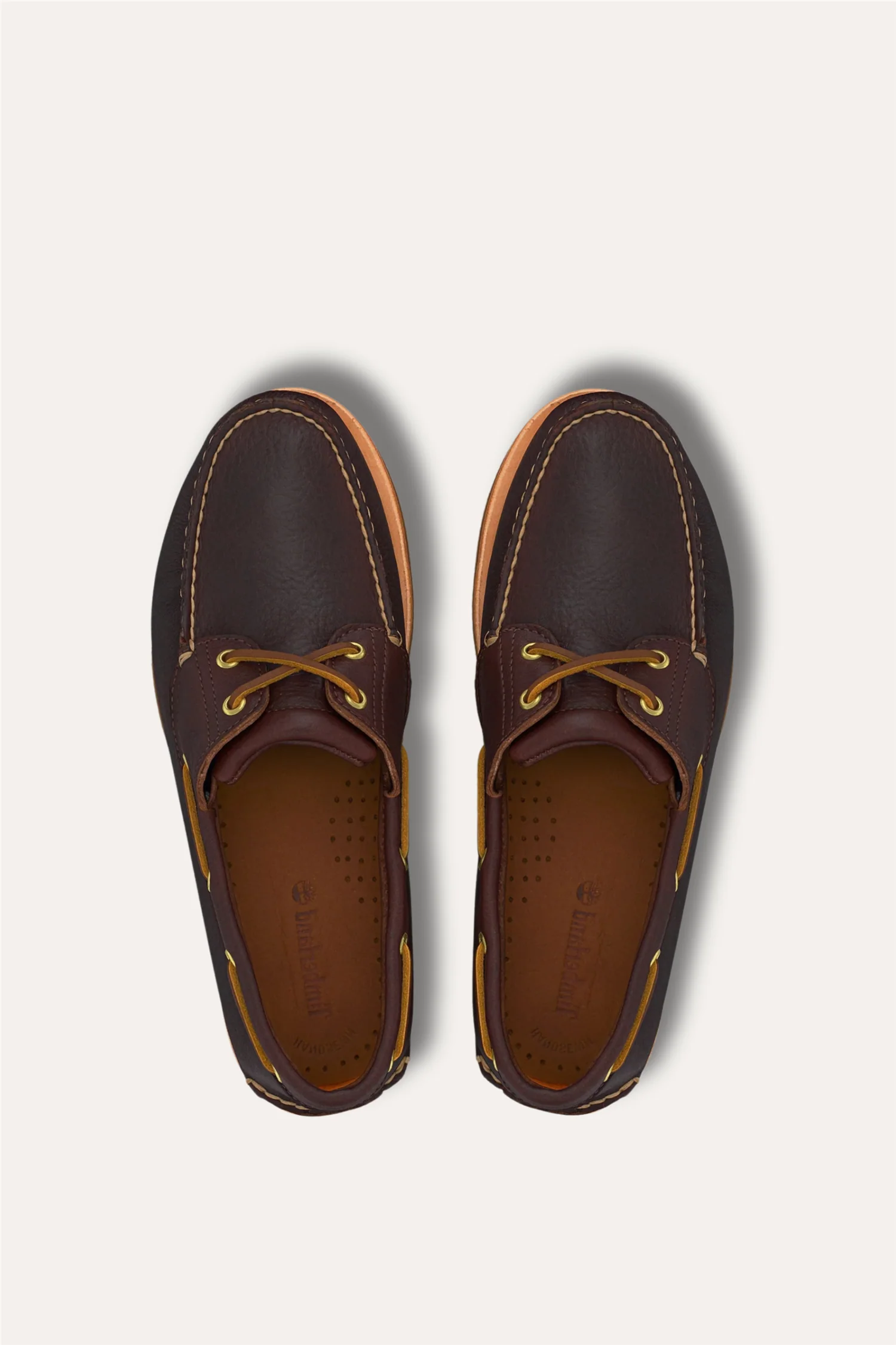 Crafted Eye Boat Shoe Dark Brown Full Grain - Image 4