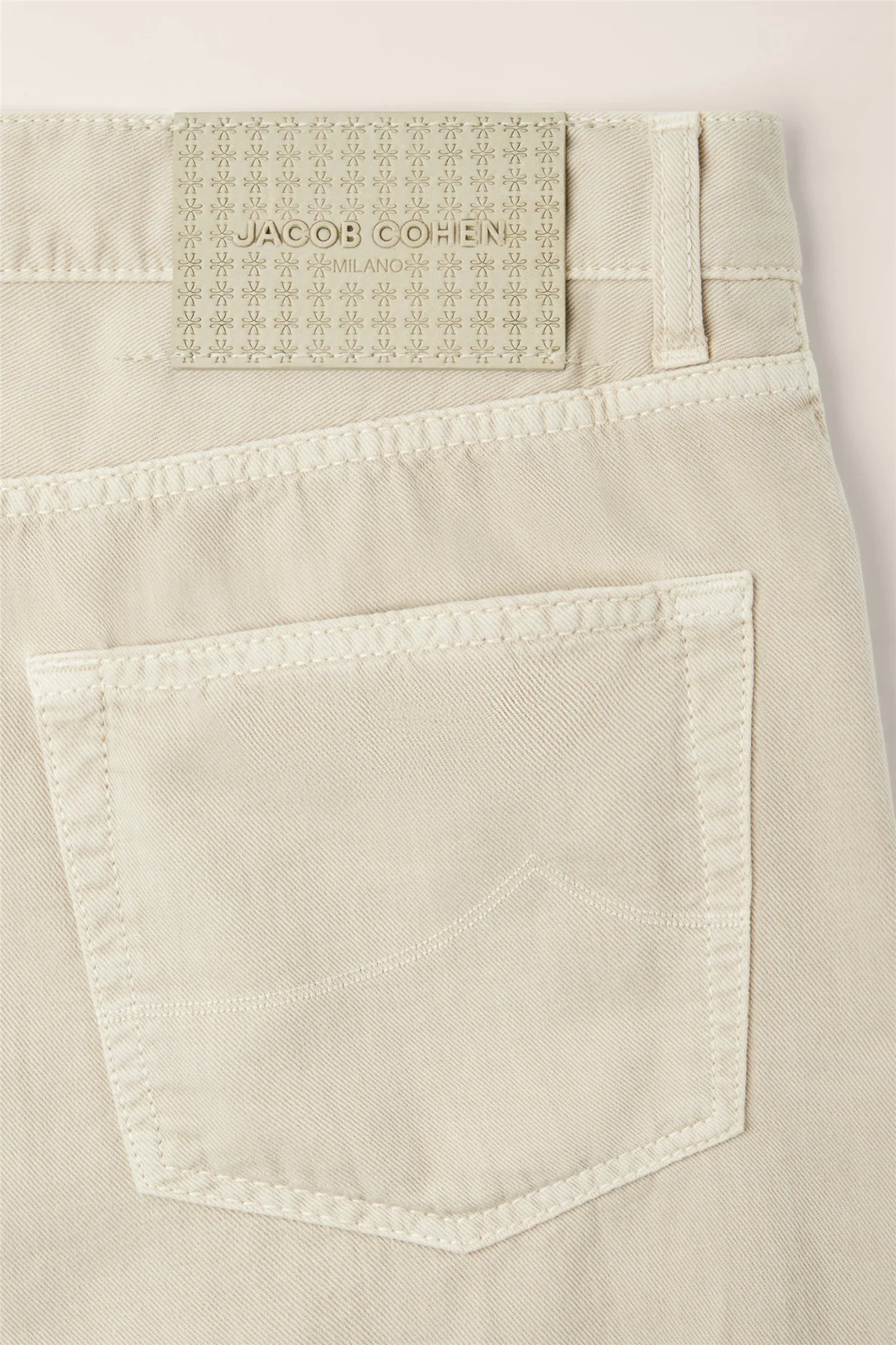 Edo Regular Straight Fit Trousers Beige - Image 3