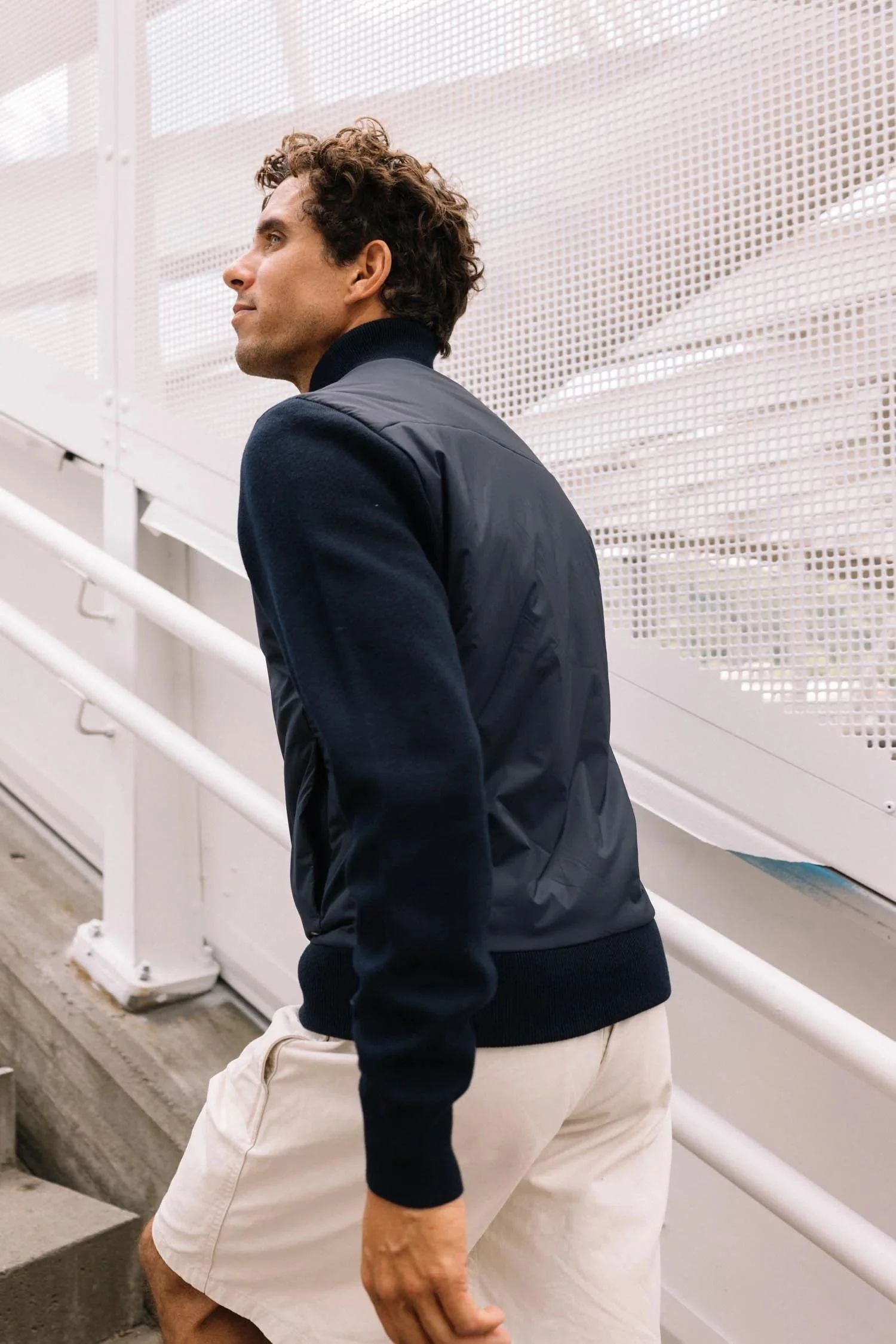 Leeway Jacket Midnight Blue - Image 3