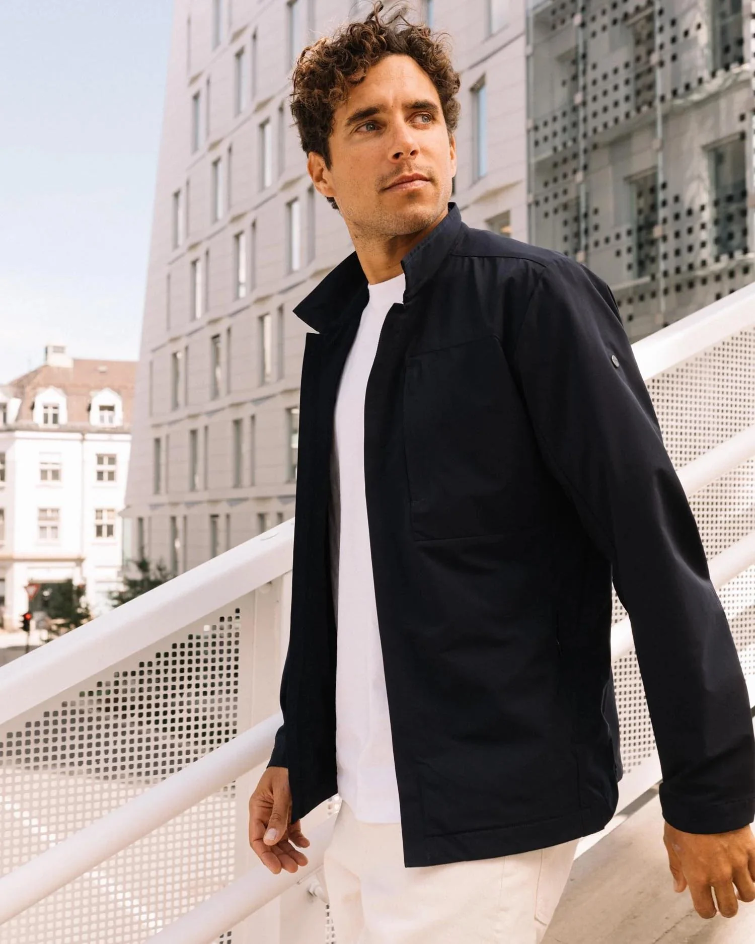 Merge II Jacket Navy Blue - Image 2