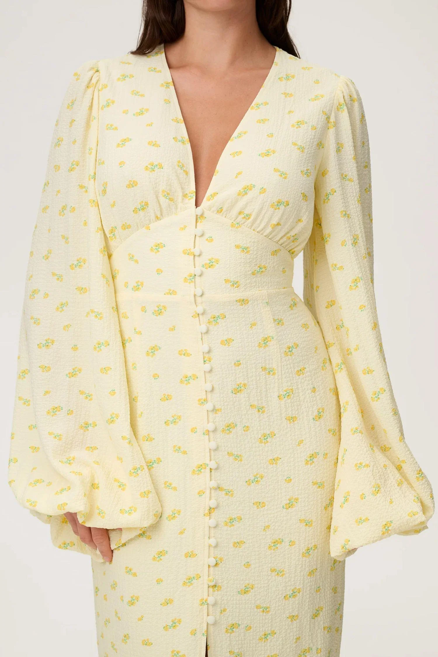 Positano dress- Pastel Yellow - Image 6
