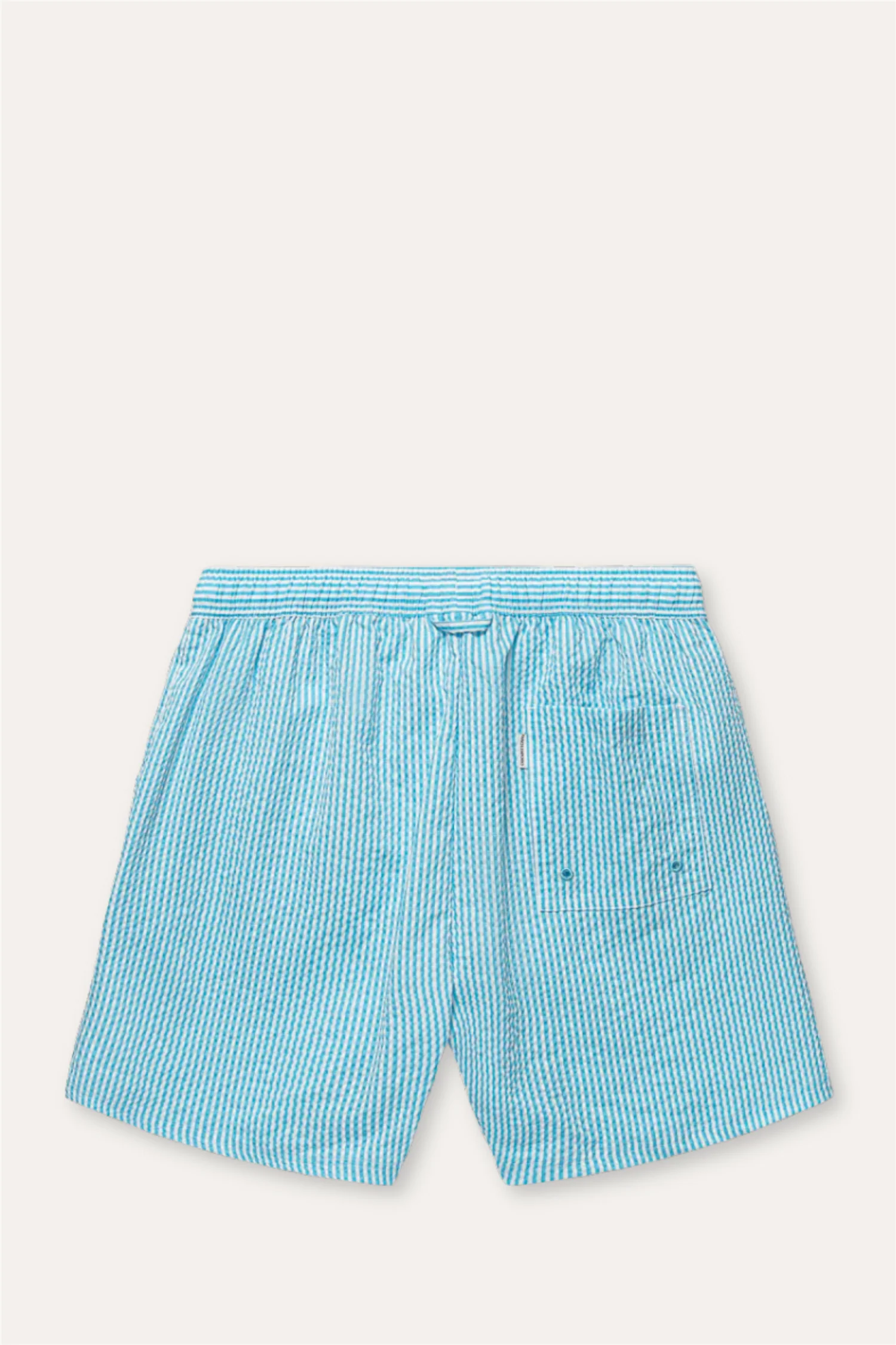 Seersucker swimshort Blue/White - Image 2