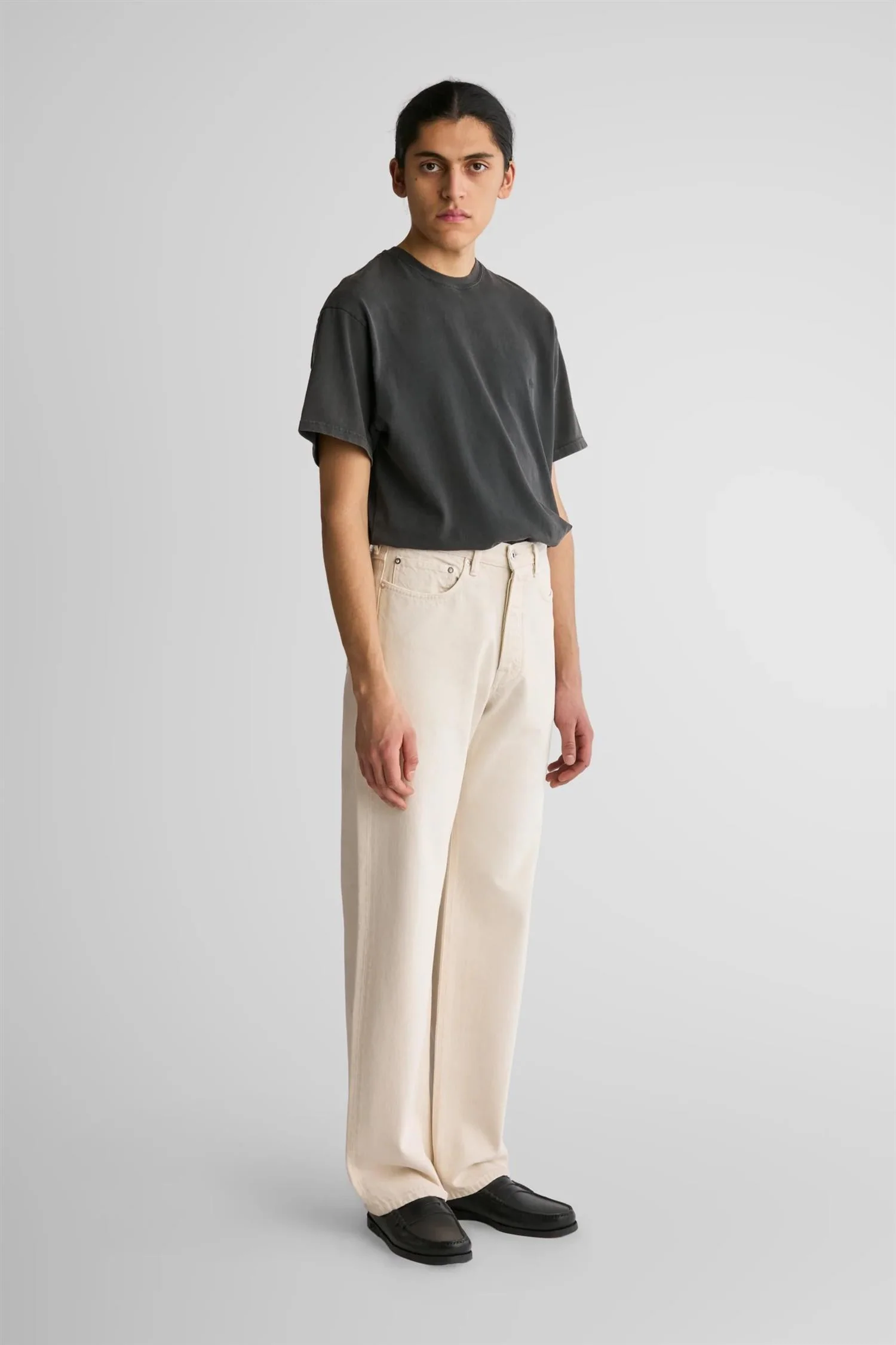Barnes High-Rise Wide Fit Fade Bone - Image 3