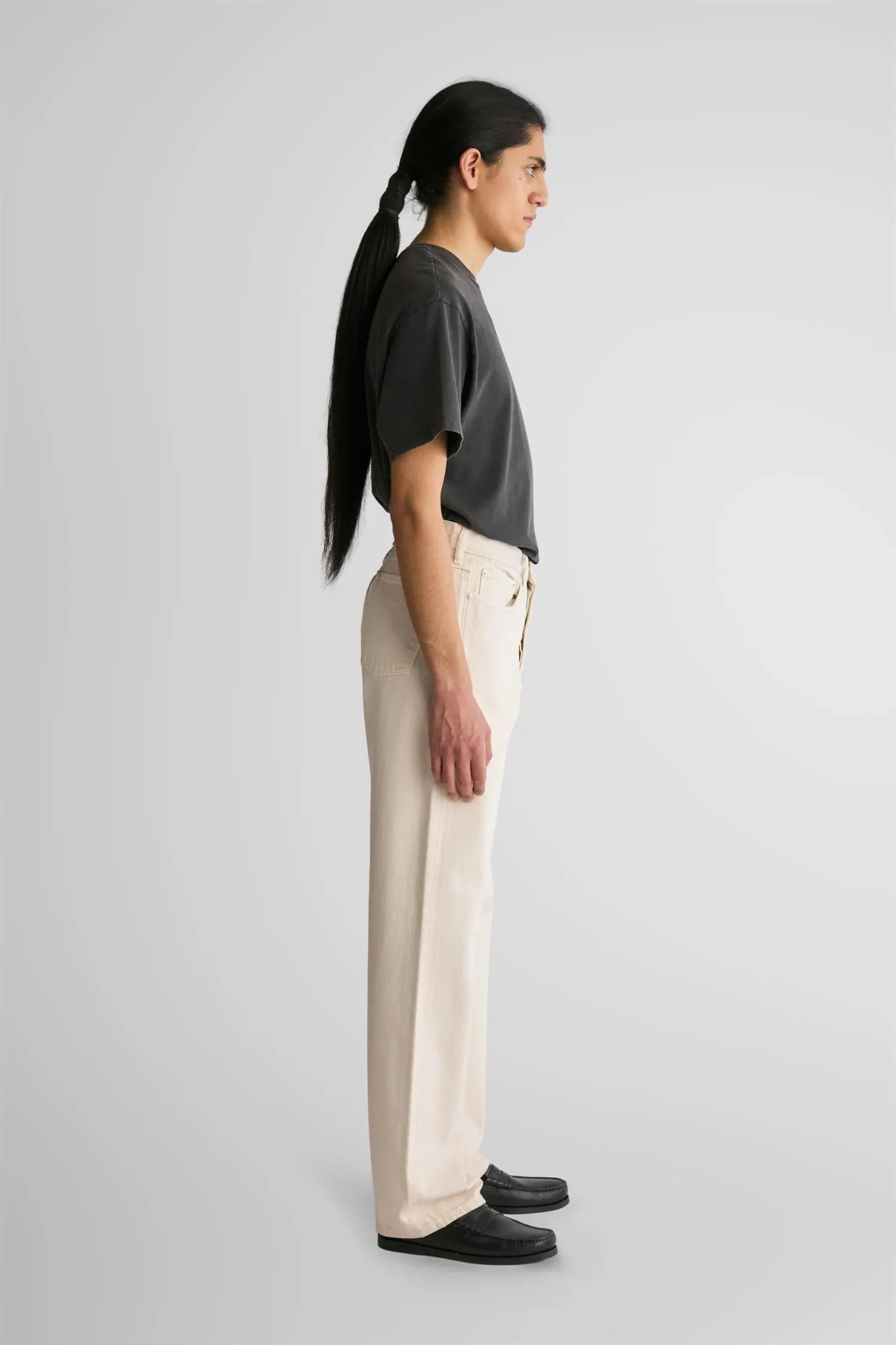 Barnes High-Rise Wide Fit Fade Bone - Image 4
