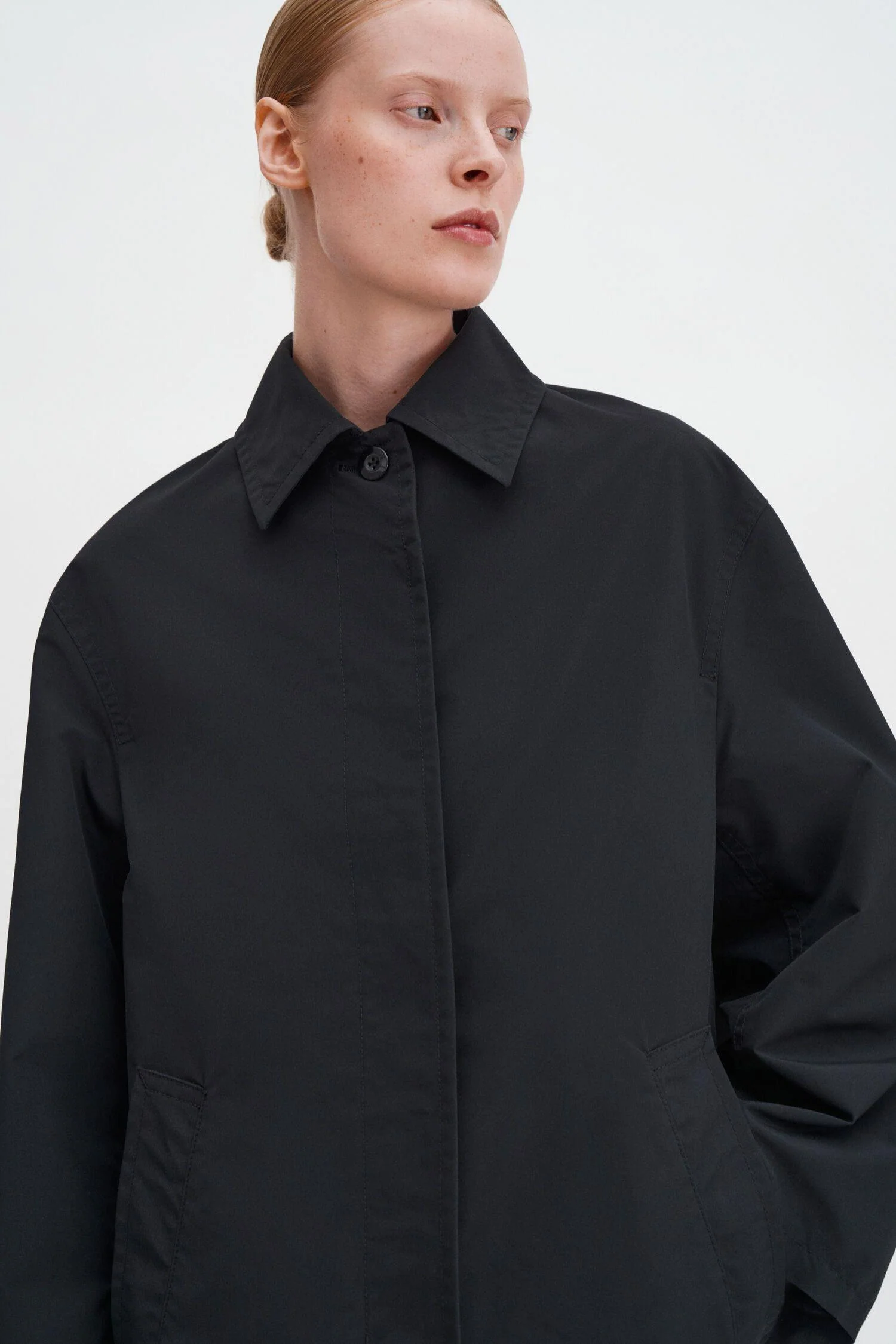 Cassie Car Coat - Black - Image 4