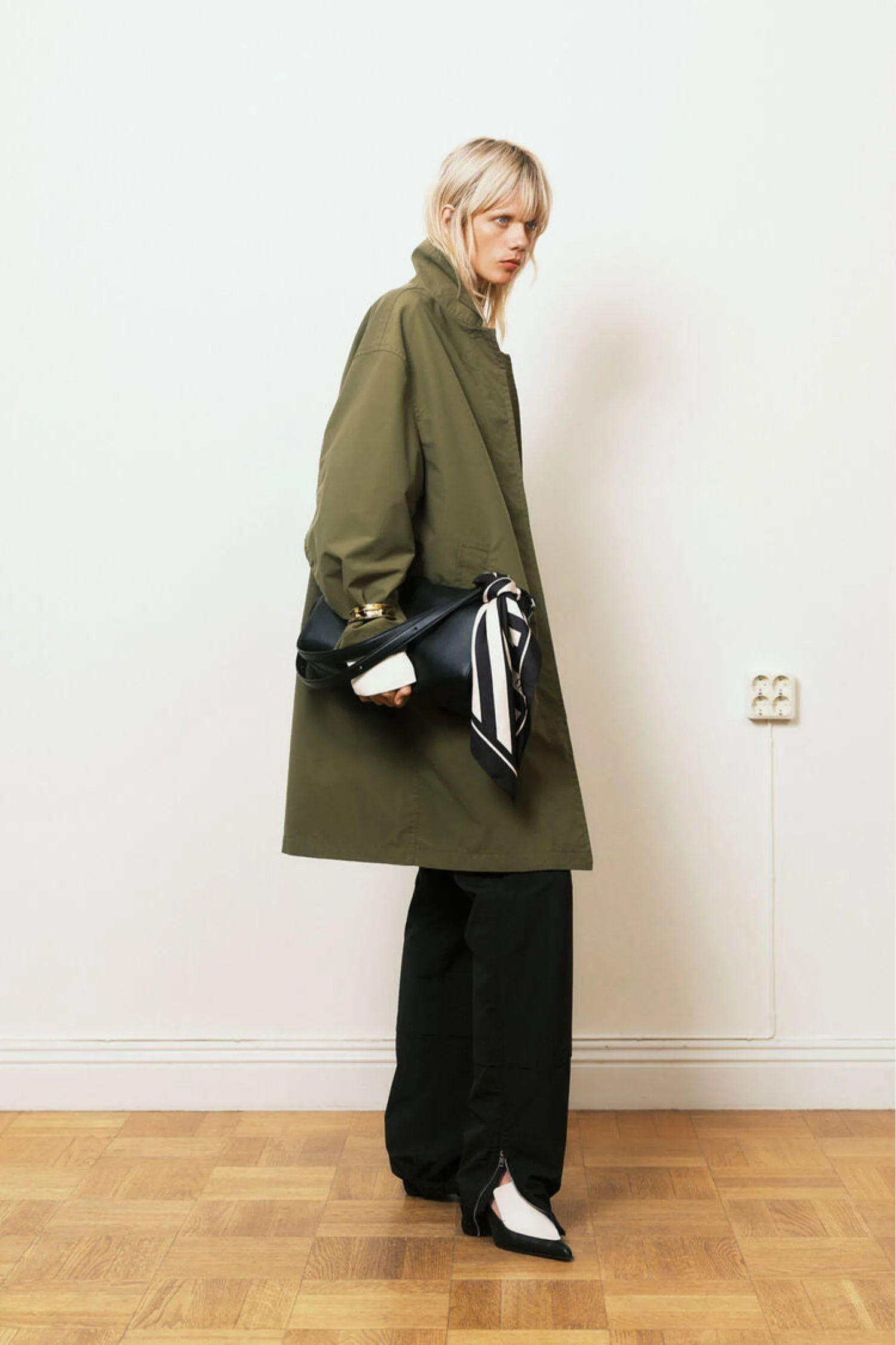 Cassie Car Coat - Laurel Green - Image 5