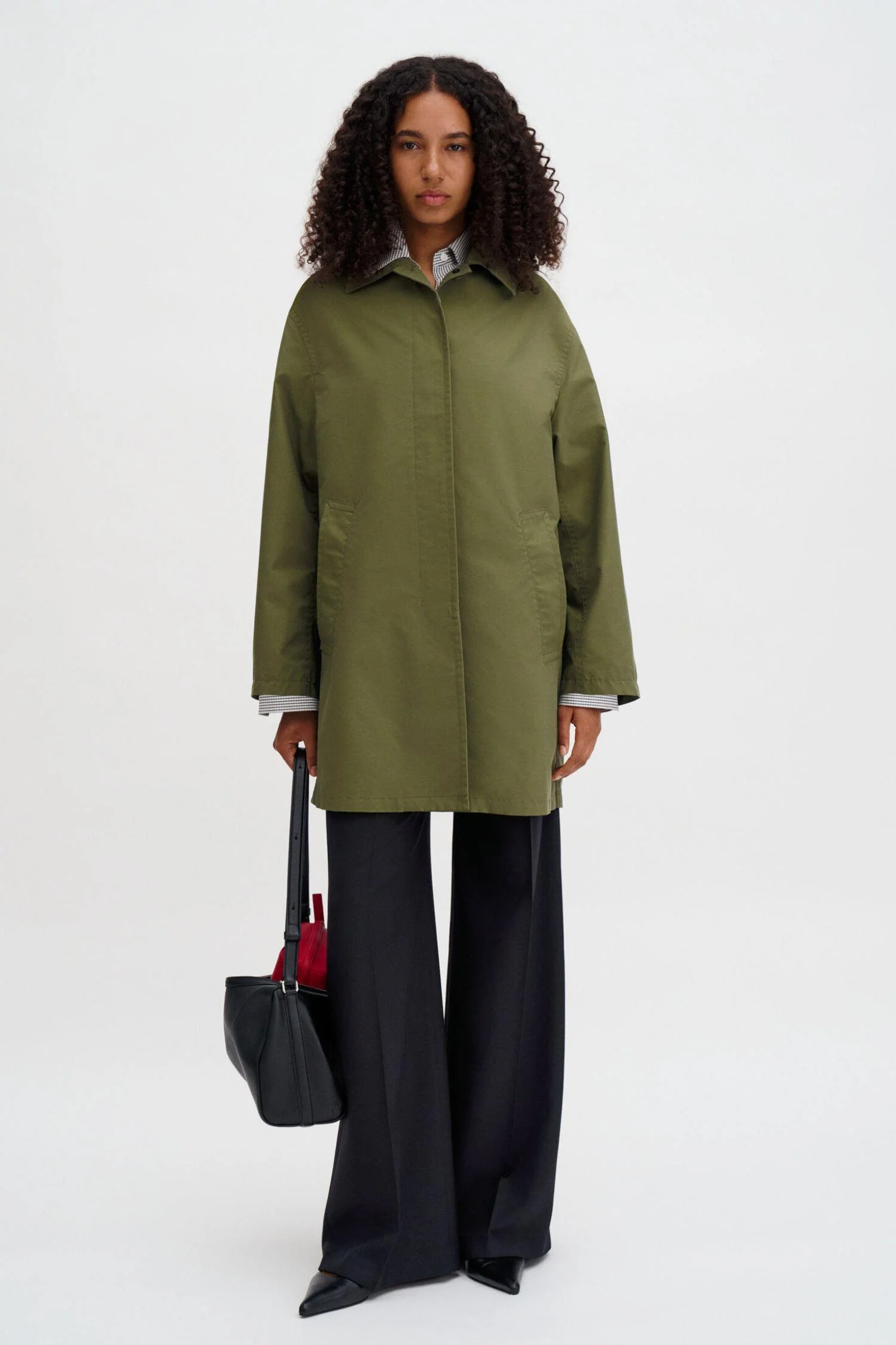 Cassie Car Coat - Laurel Green - Image 6