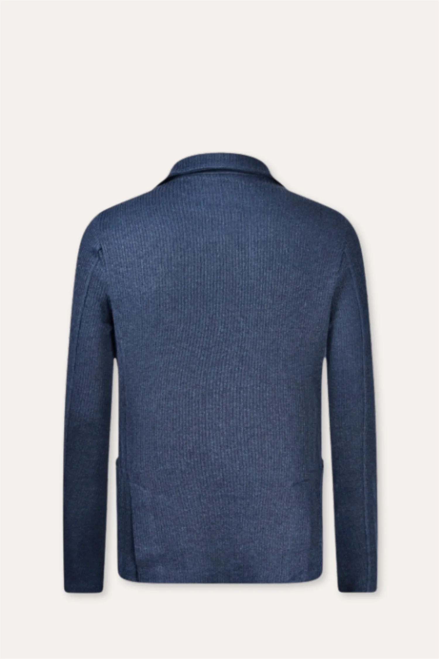 Blazer Jacket Linen/Cotton Navy - Image 2