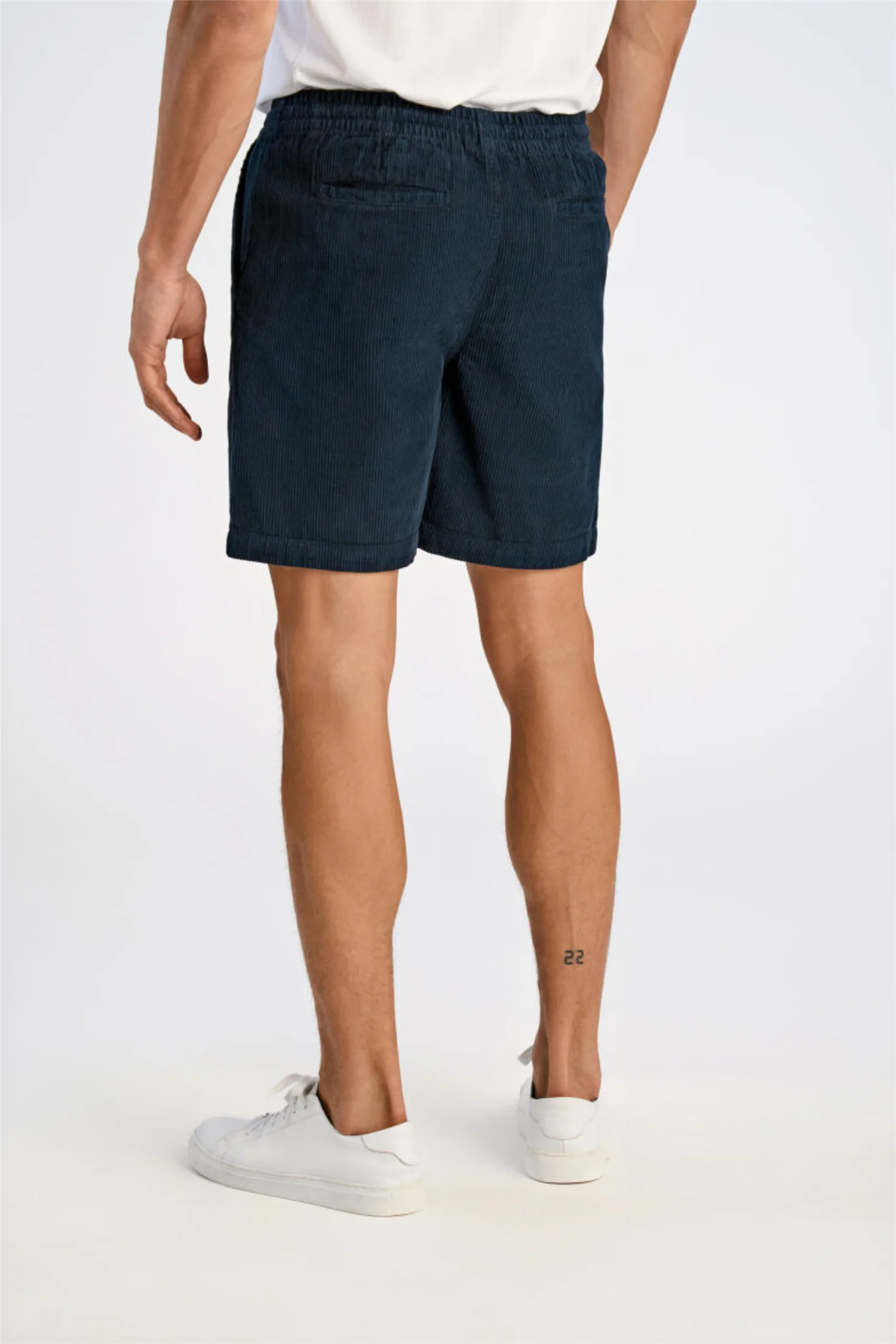 Corduroy Shorts Navy - Image 5