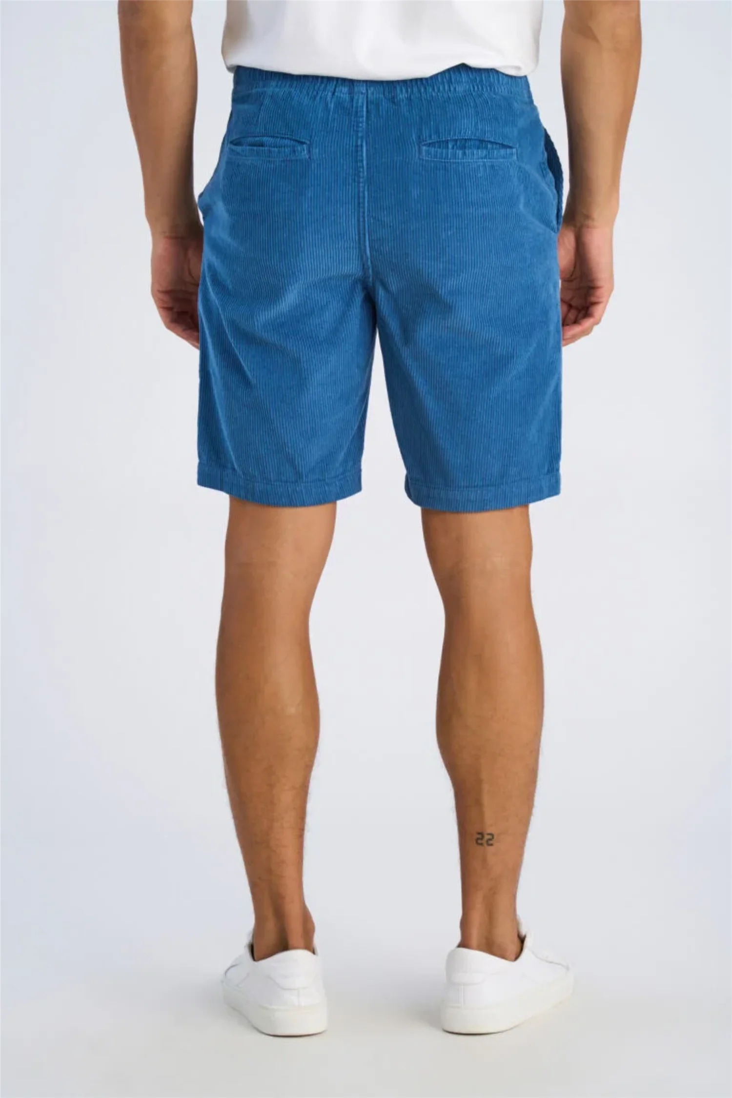 Corduroy Shorts Steel Blue - Image 5