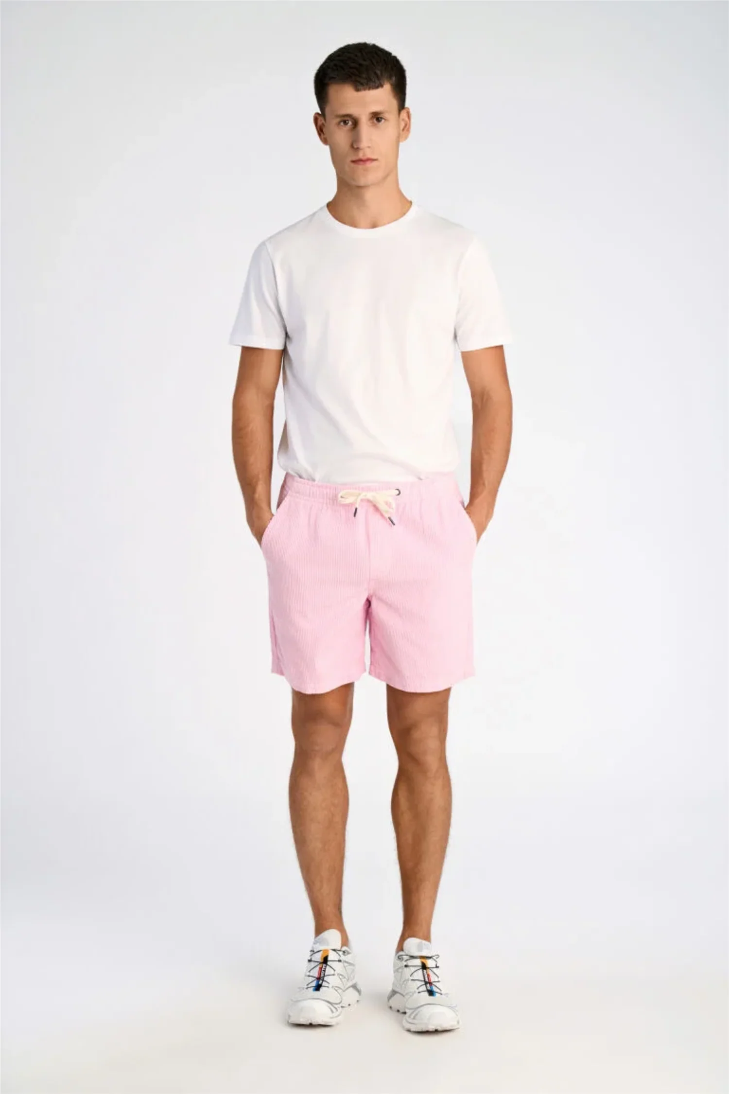 Corduroy Shorts Lavender Pink - Image 3