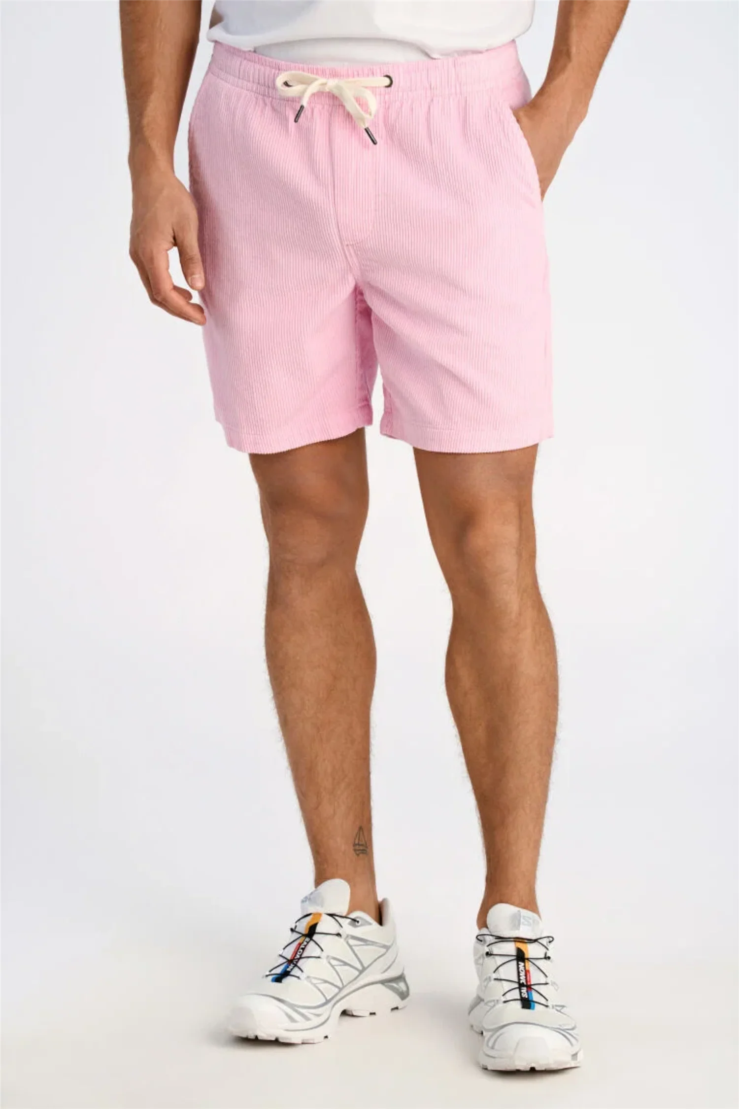 Corduroy Shorts Lavender Pink - Image 4