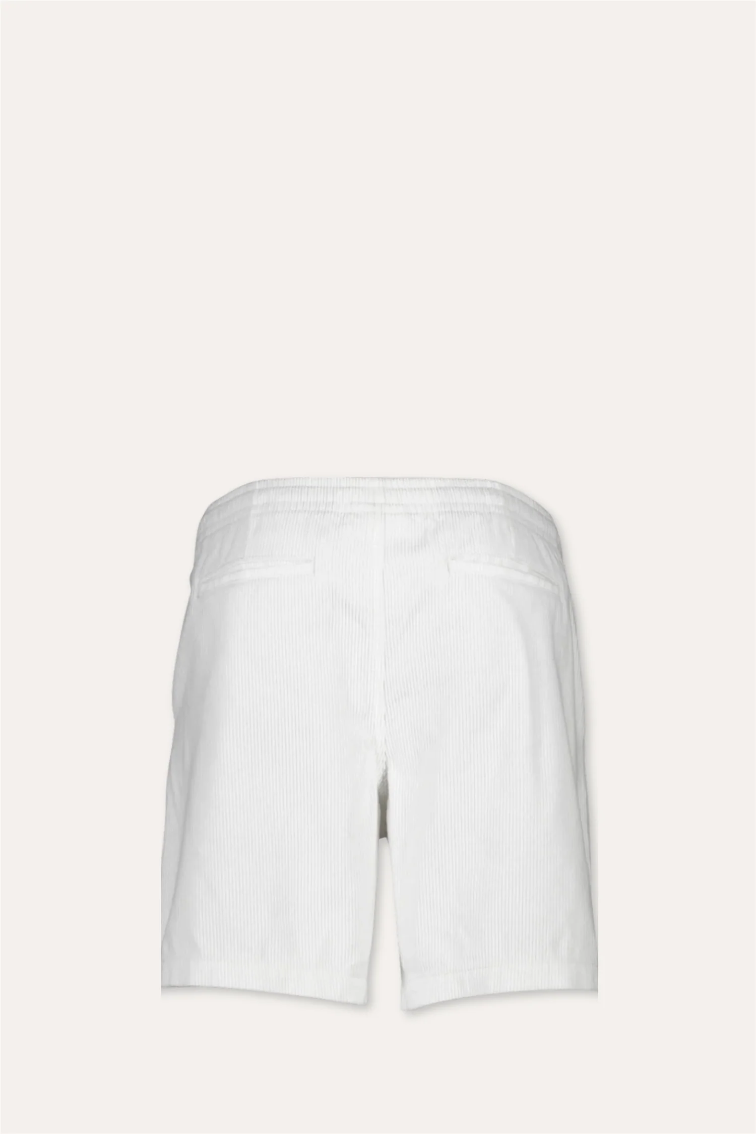 Corduroy Shorts Off White - Image 2