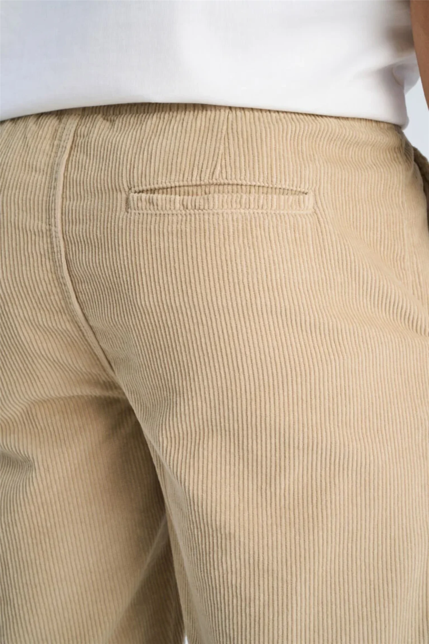 Corduroy Shorts Stone - Image 7