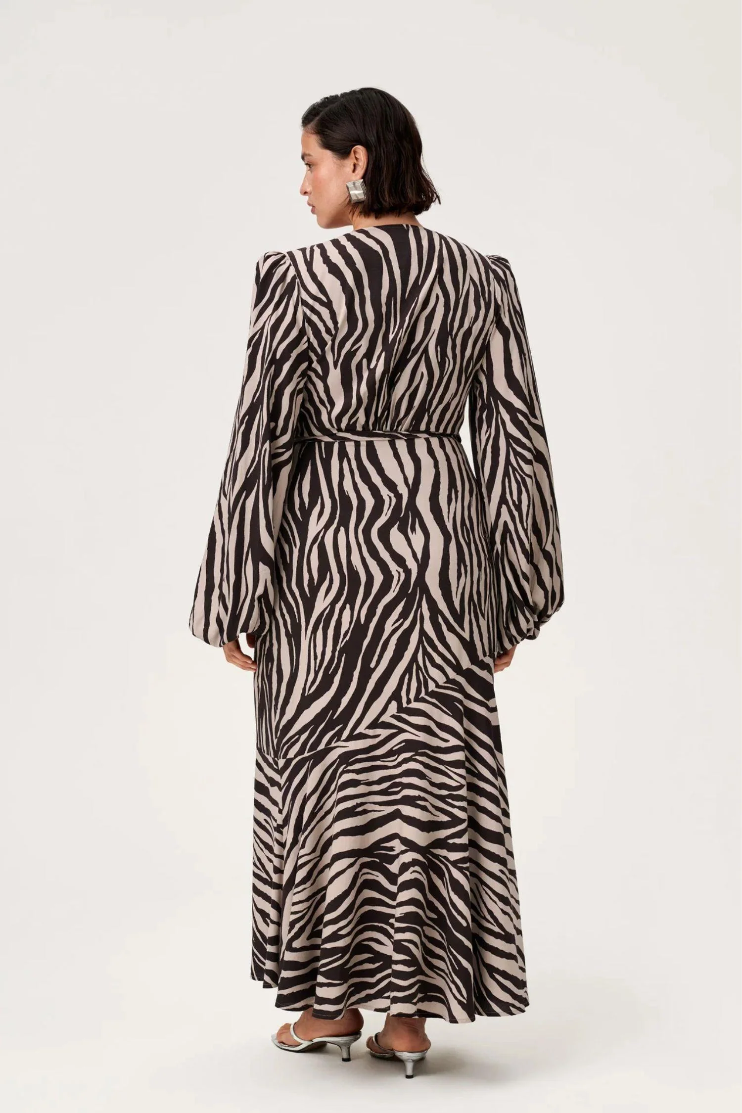 Portofino Maxi Dress - Brown Zebra - Image 3