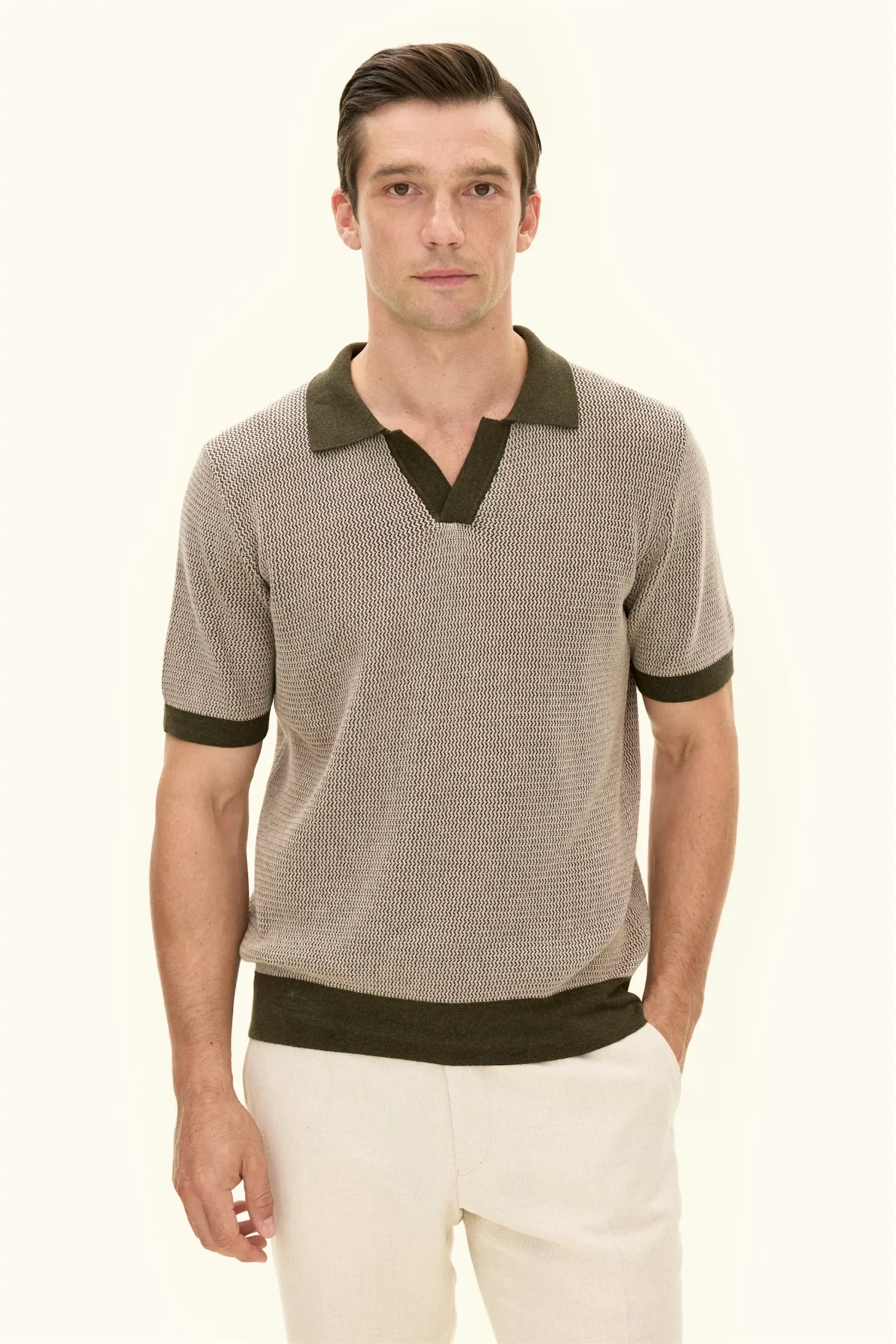 Viggo Polo Shirt Nettle Green - Image 3