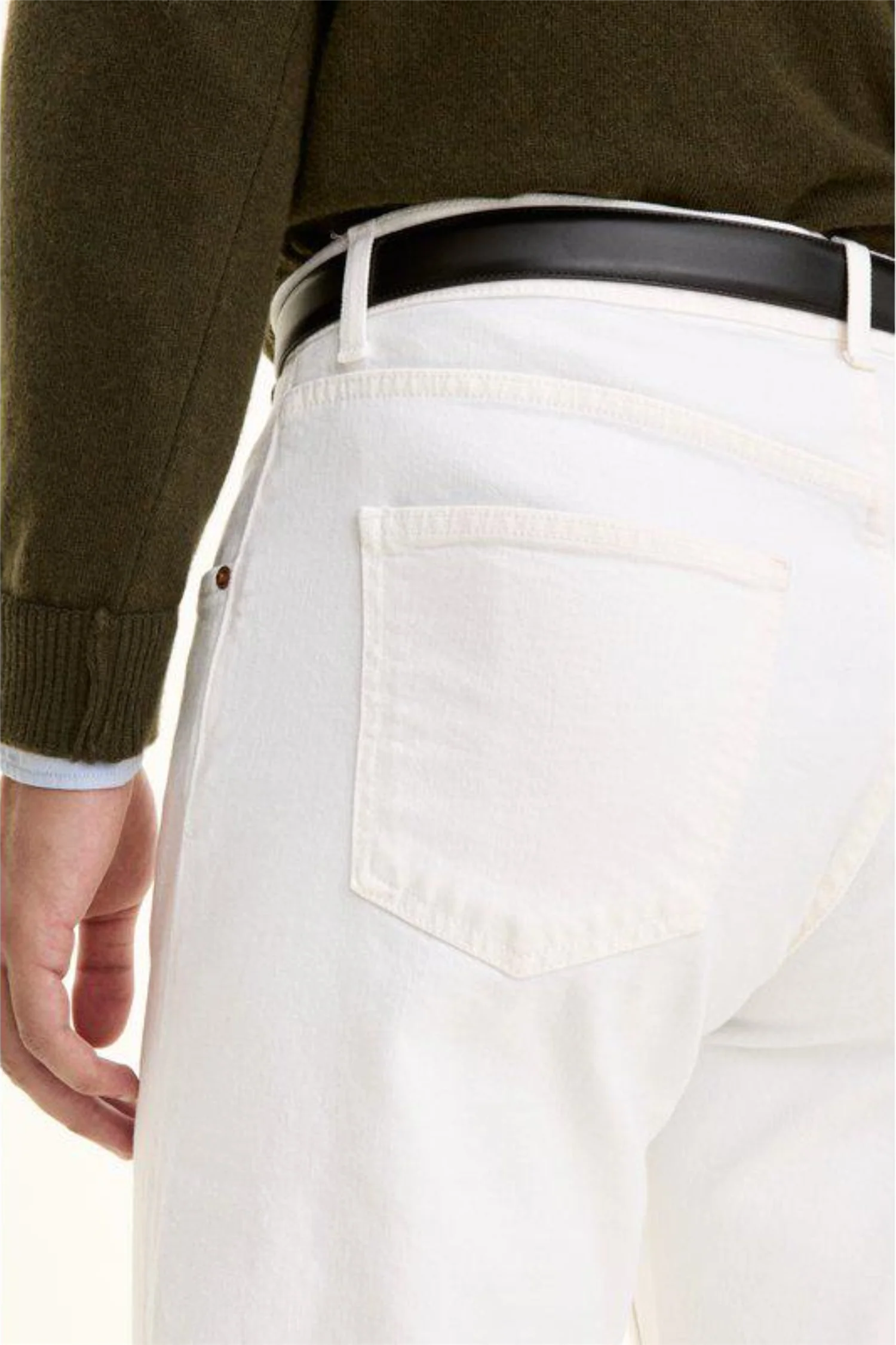 Johan Trousers Snow White - Image 5