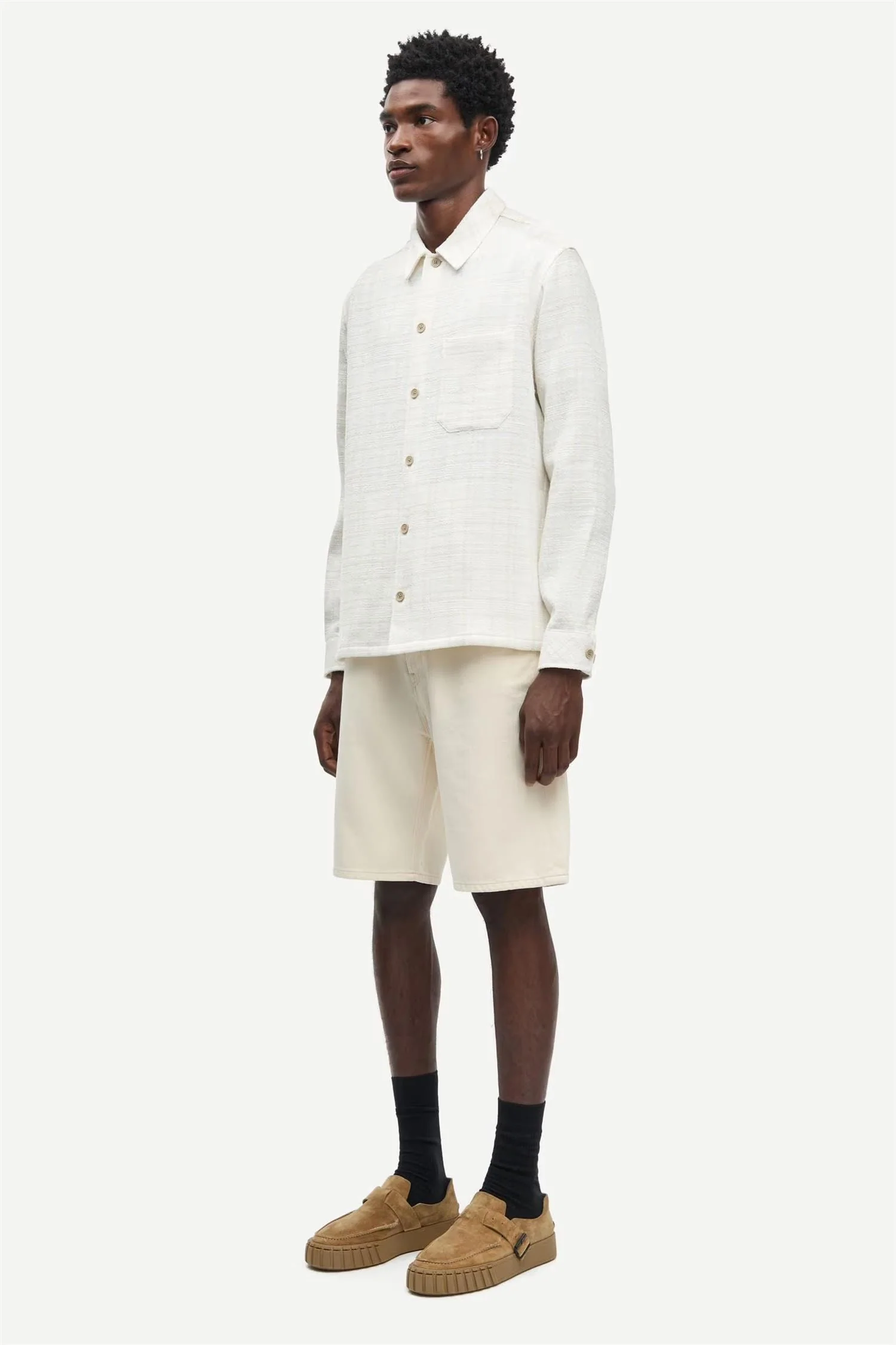 Sadamon GC Overshirt 16079 Silver Birch - Image 4