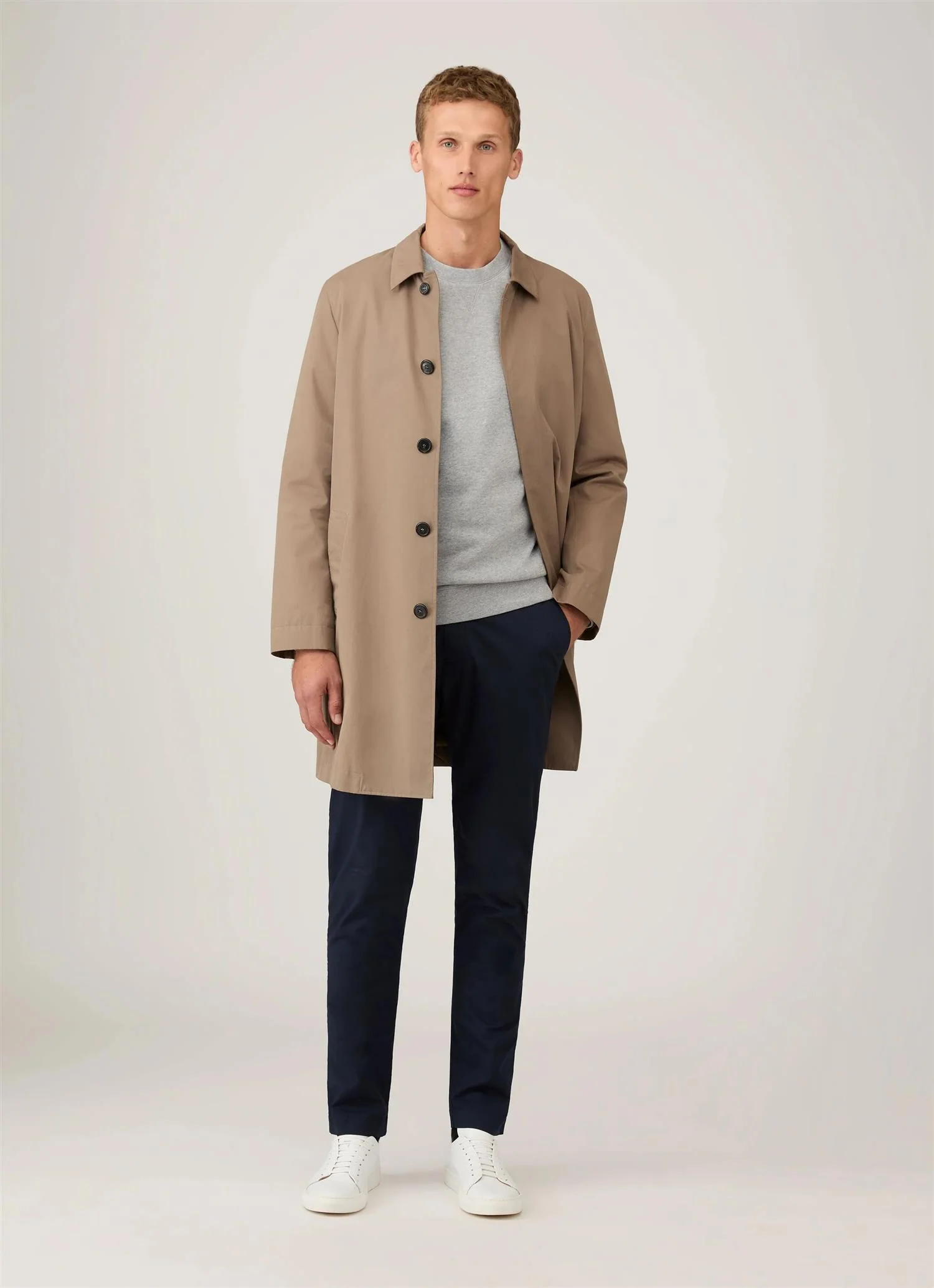 Loopback Sweatshirt Grey Melange - Image 3