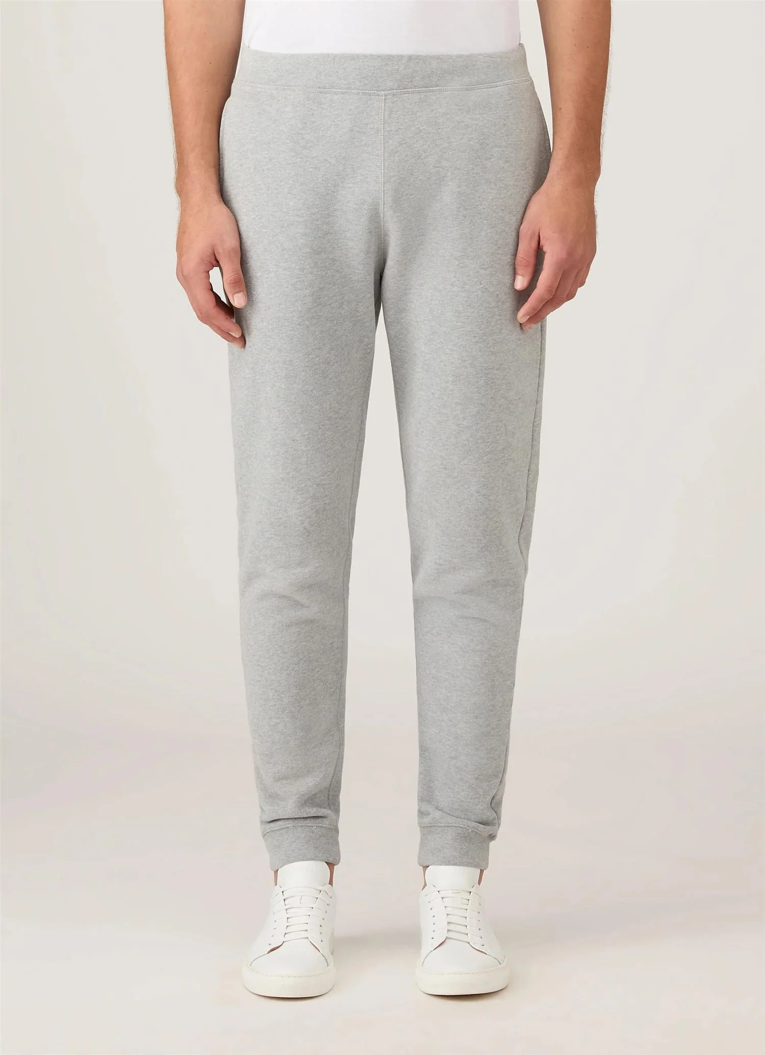 Loopback Sweatpants Grey Melange - Image 2