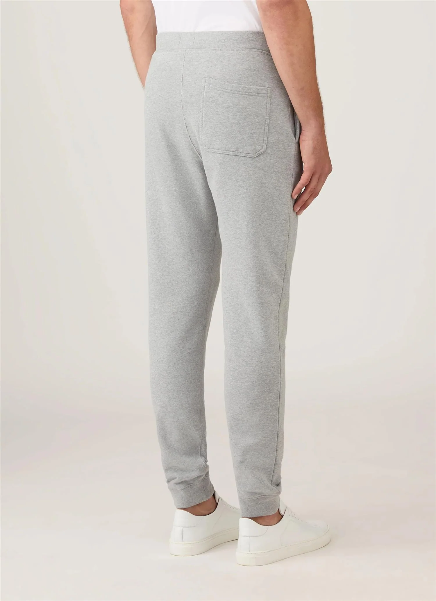 Loopback Sweatpants Grey Melange - Image 5