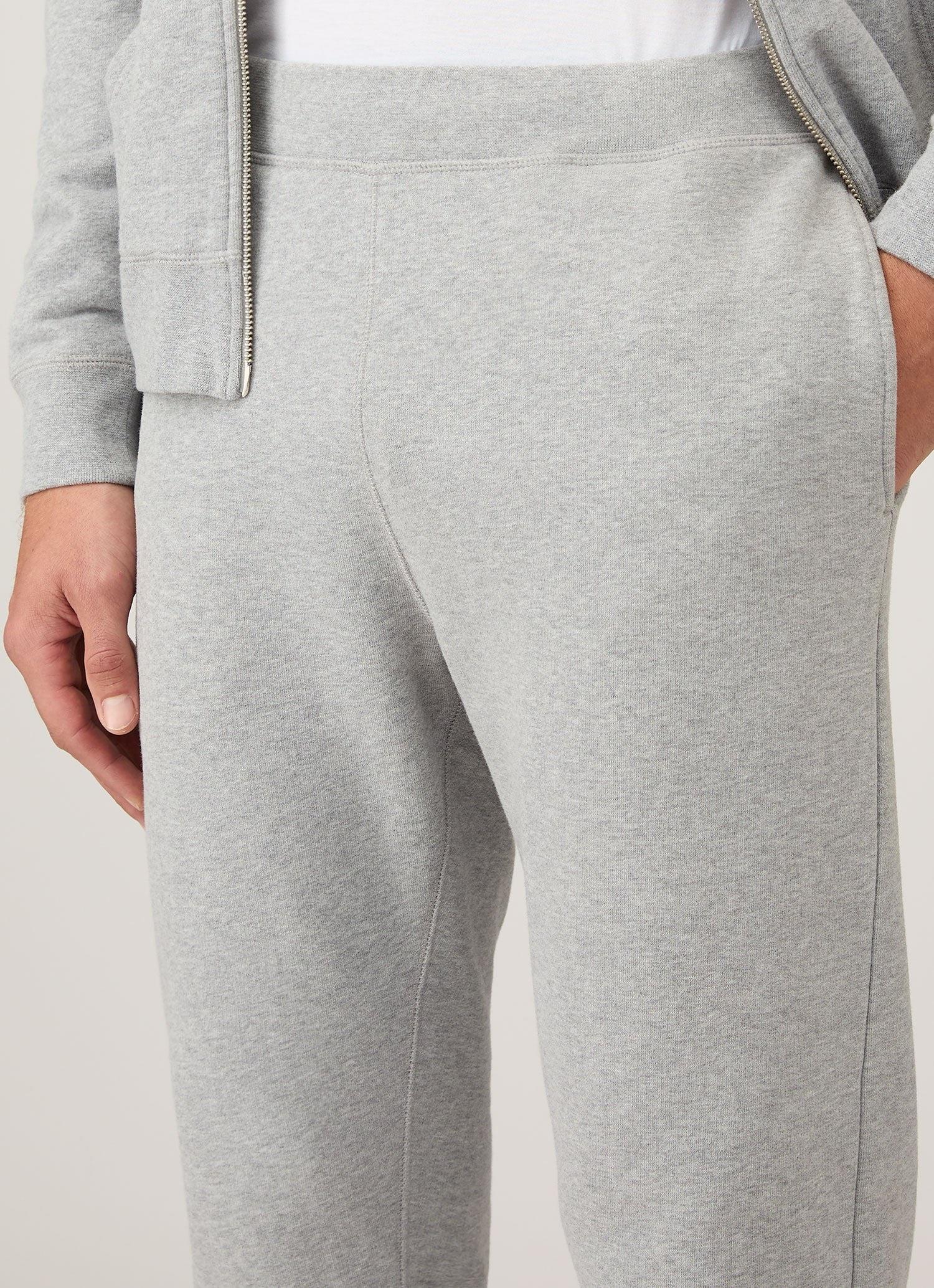 Loopback Sweatpants Grey Melange - Image 6