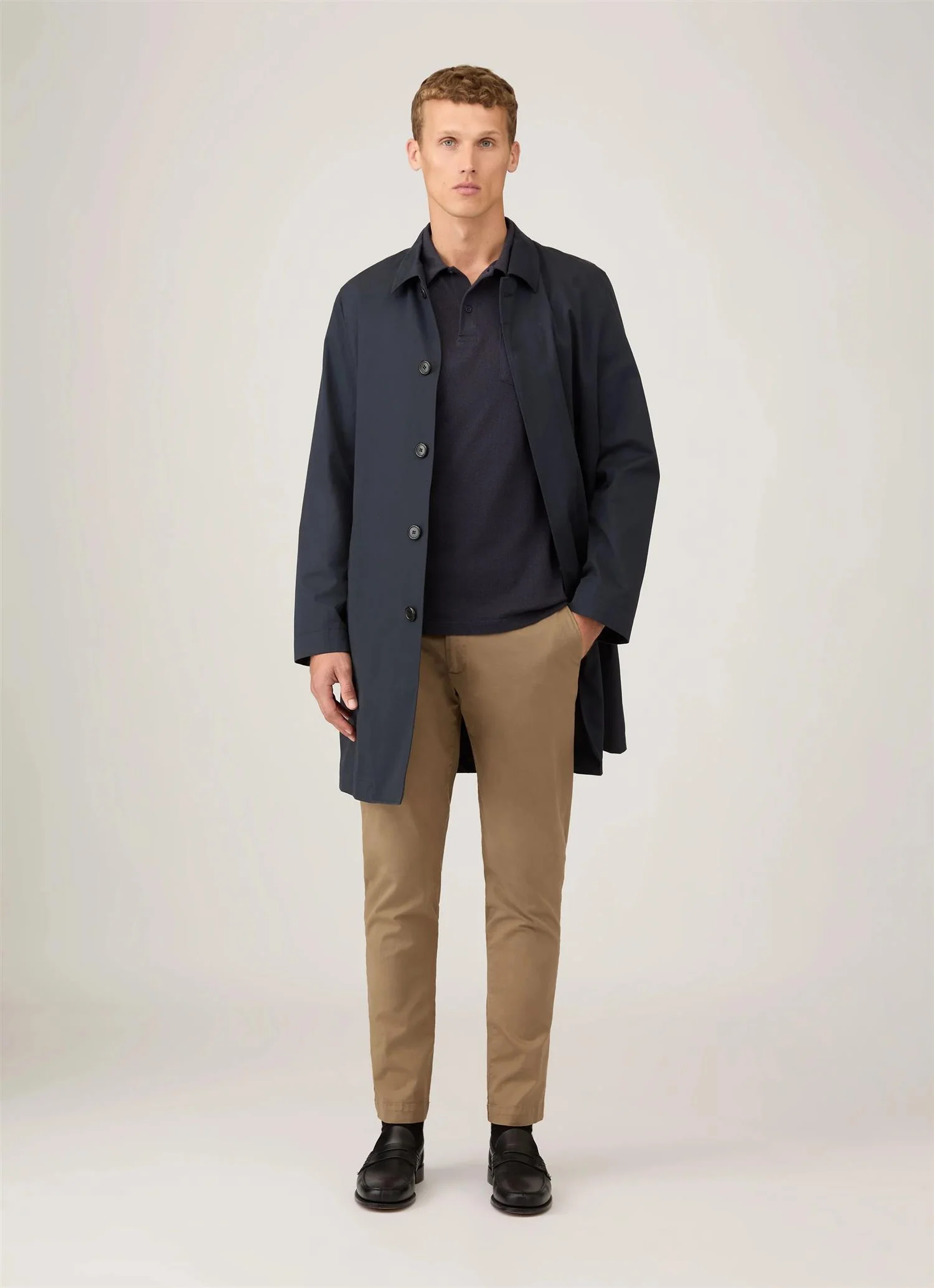 Riviera Polo Shirt Navy - Image 3