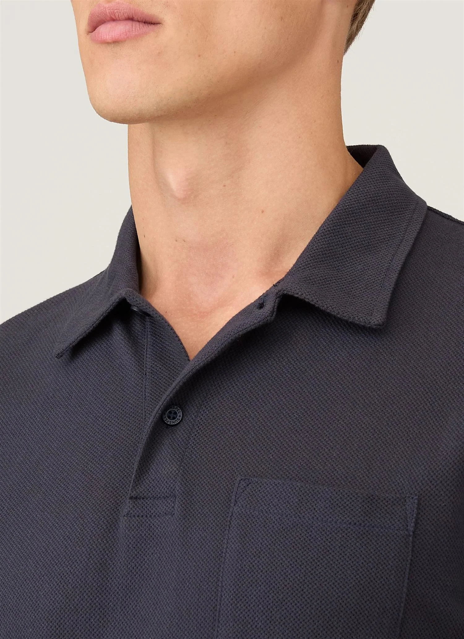 Riviera Polo Shirt Navy - Image 6