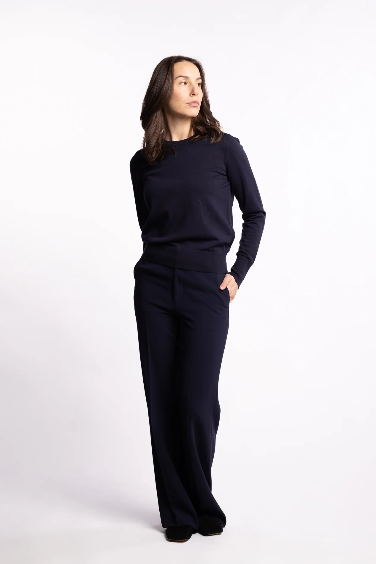 Hutton Trouser Navy - Image 5