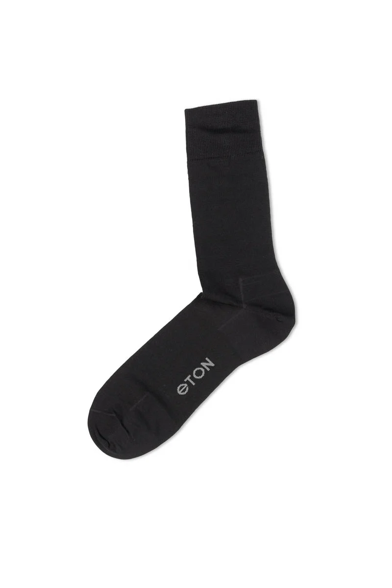 Mercerized Cotton Plain Black - Image 2