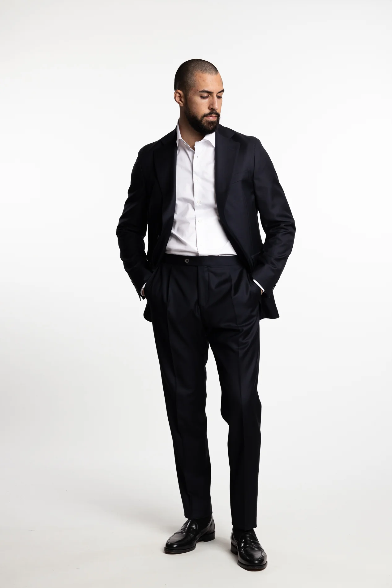 Sienna Slim Fit Wool Blazer Ink Blue - Image 3