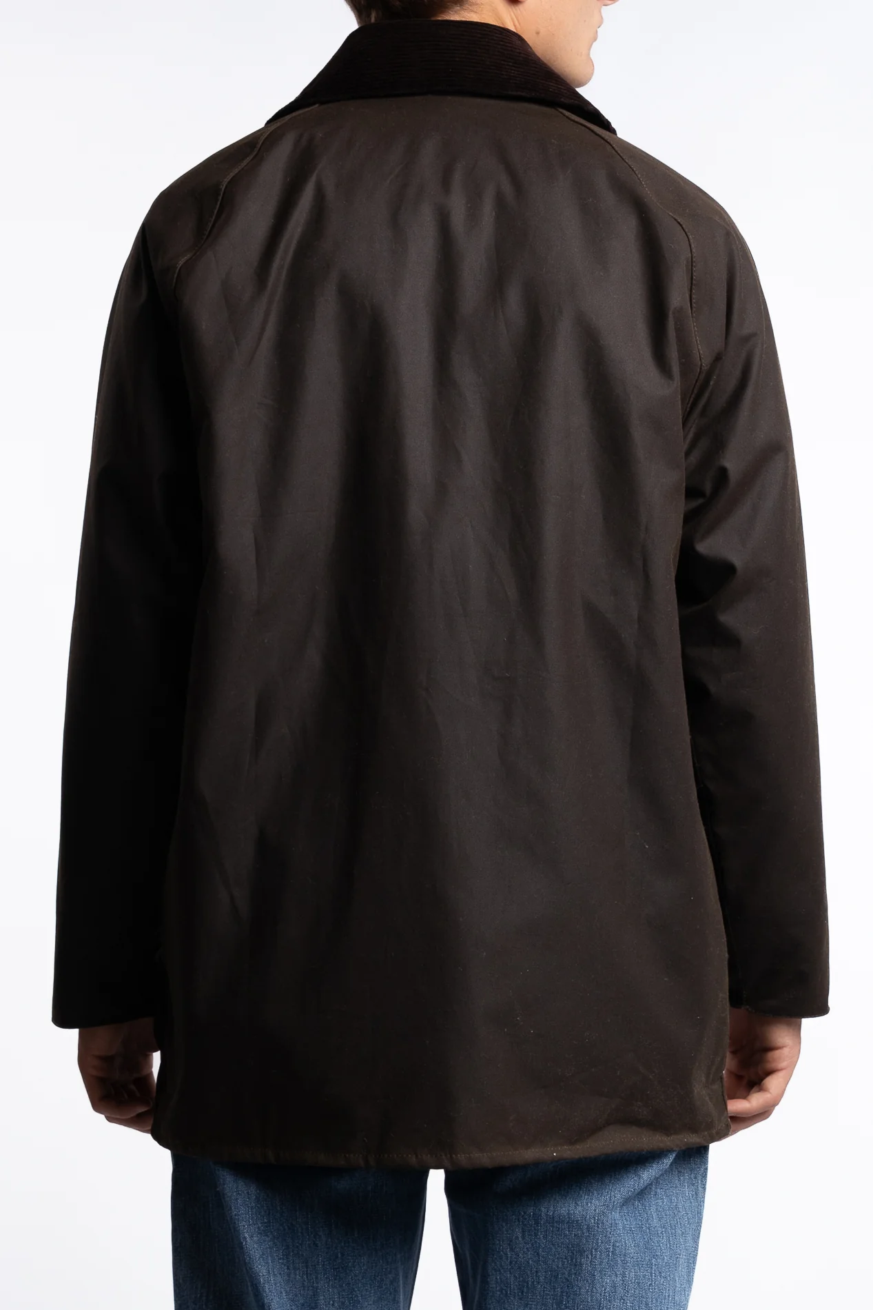 Classic Beaufort Wax Jacket Olive - Image 3