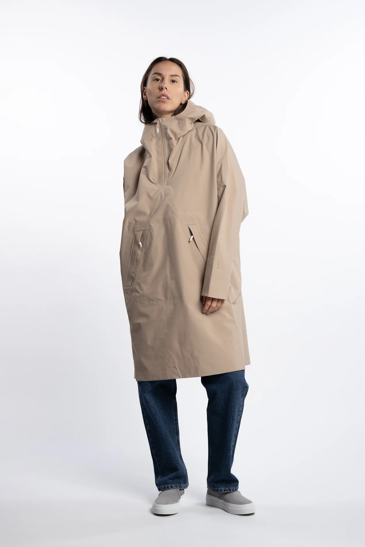 Aalesund Poncho - Beige - Image 2