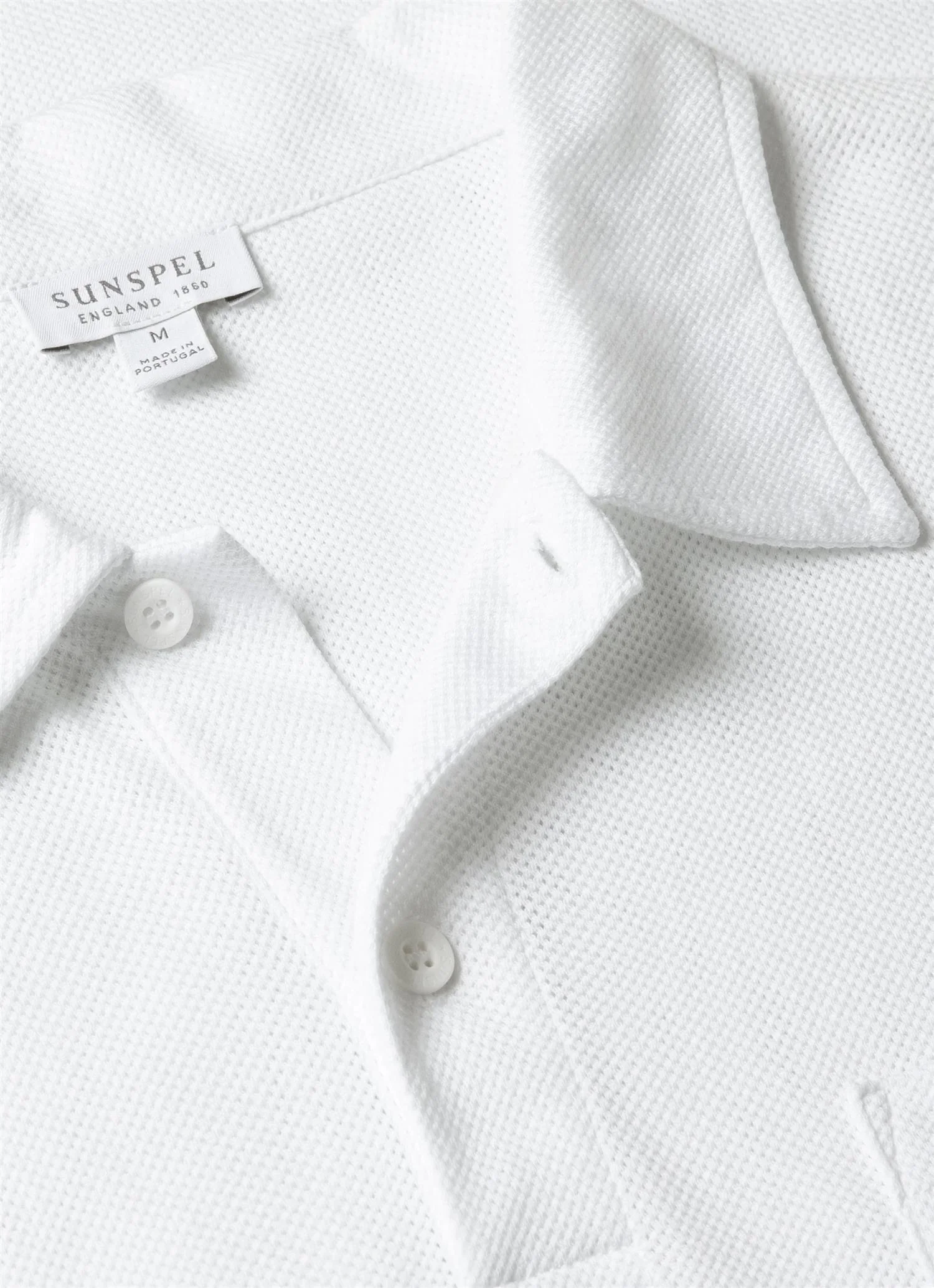 Riviera Polo Shirt White - Image 4
