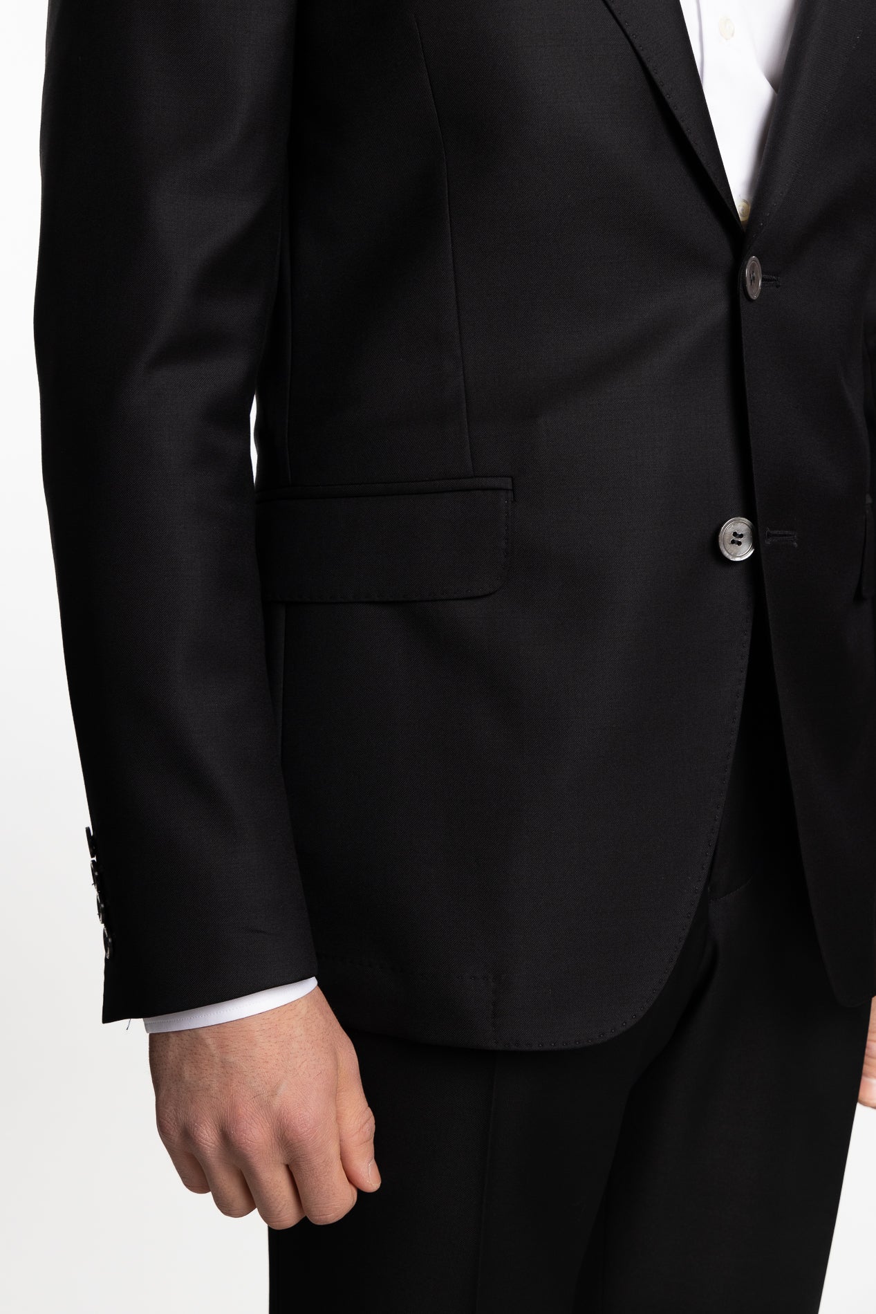 Sienna Slim Fit Wool Blazer Black - Image 5