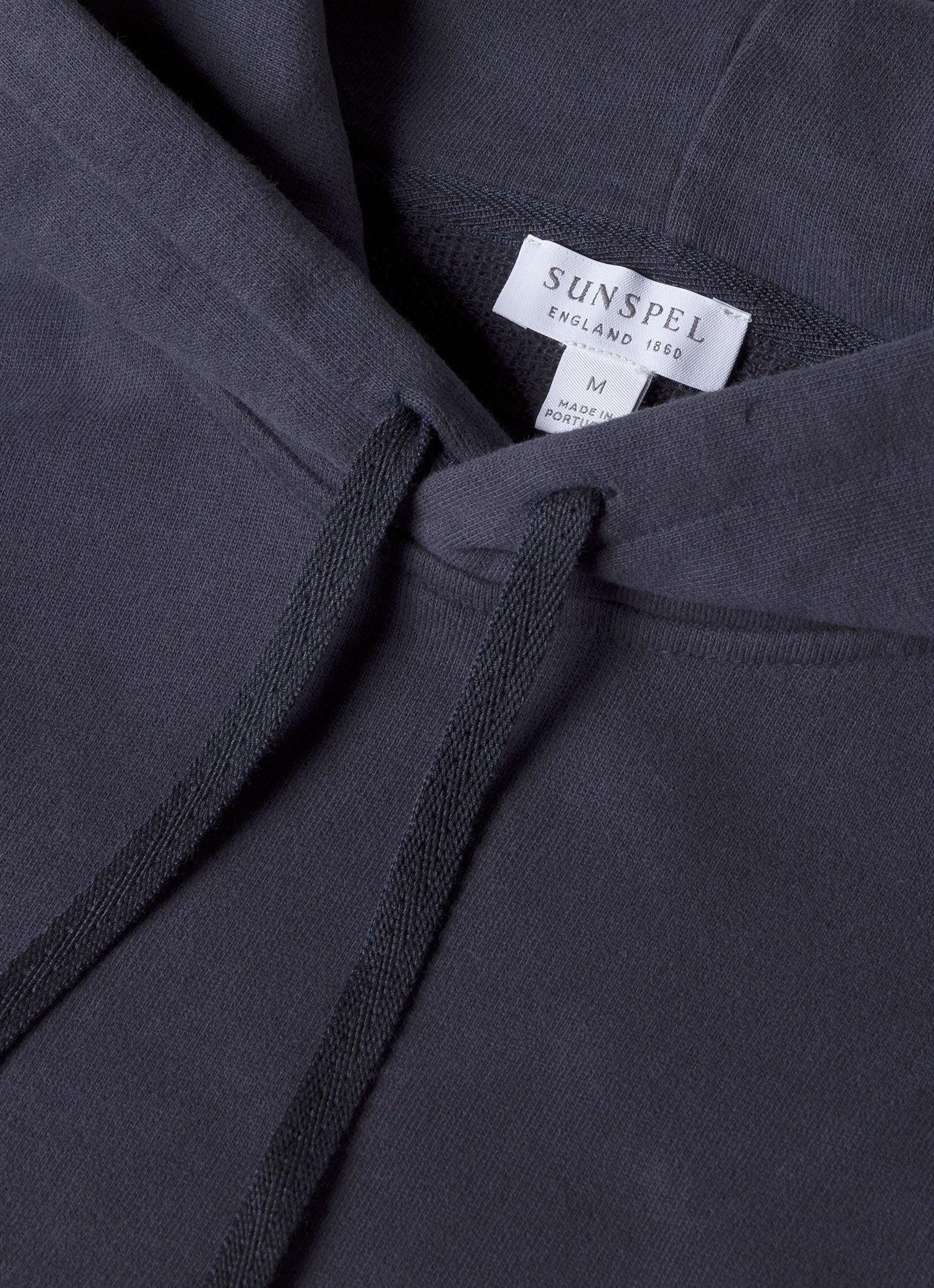 Loopback Hoodie Navy - Image 4