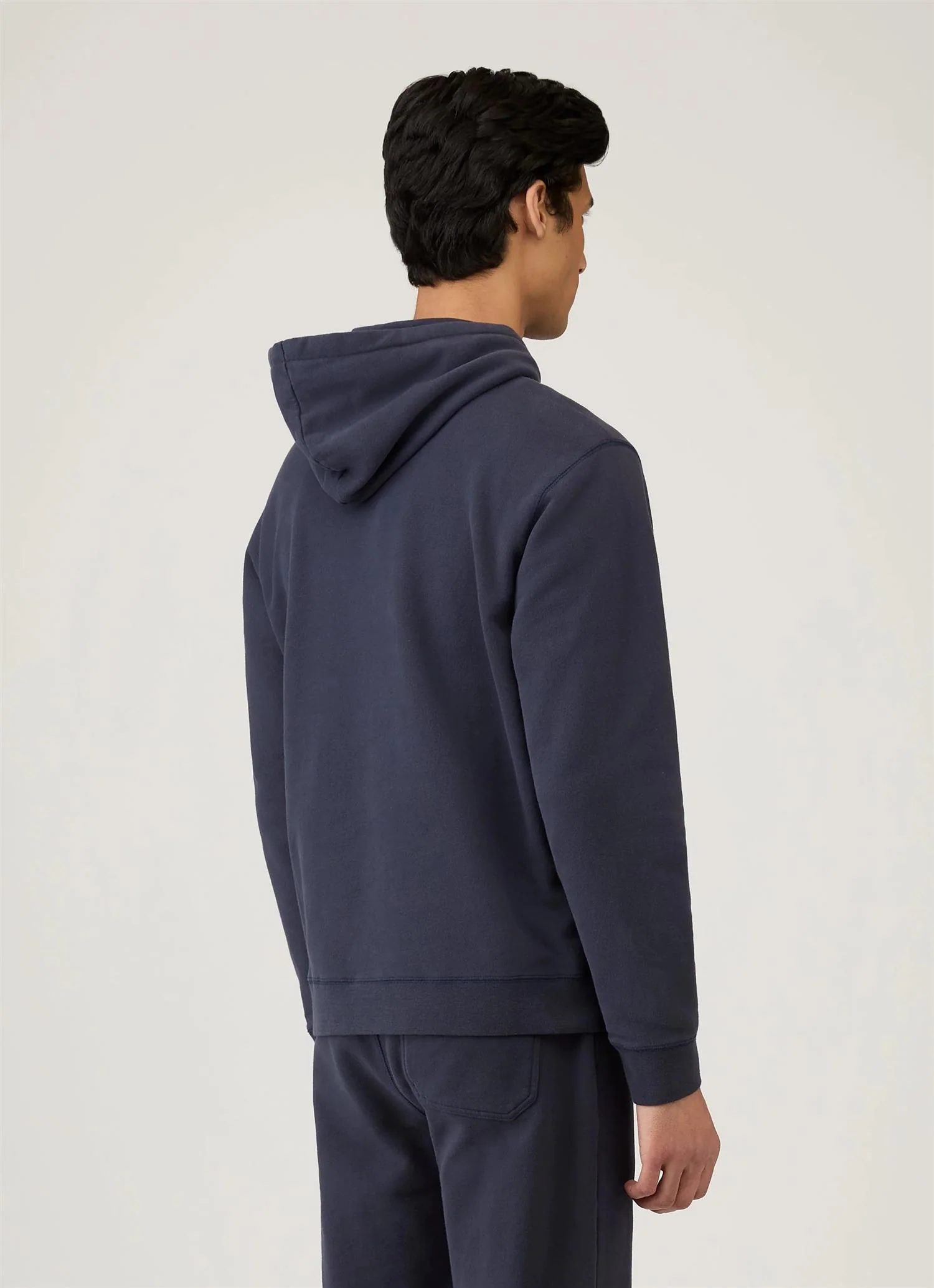 Loopback Hoodie Navy - Image 5