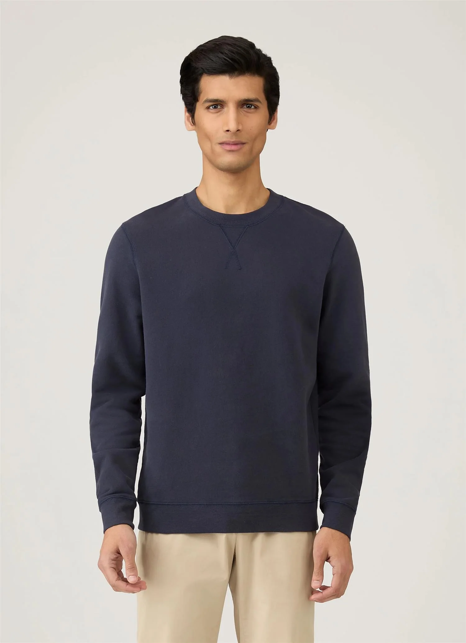 Loopback Sweatshirt Navy - Image 2