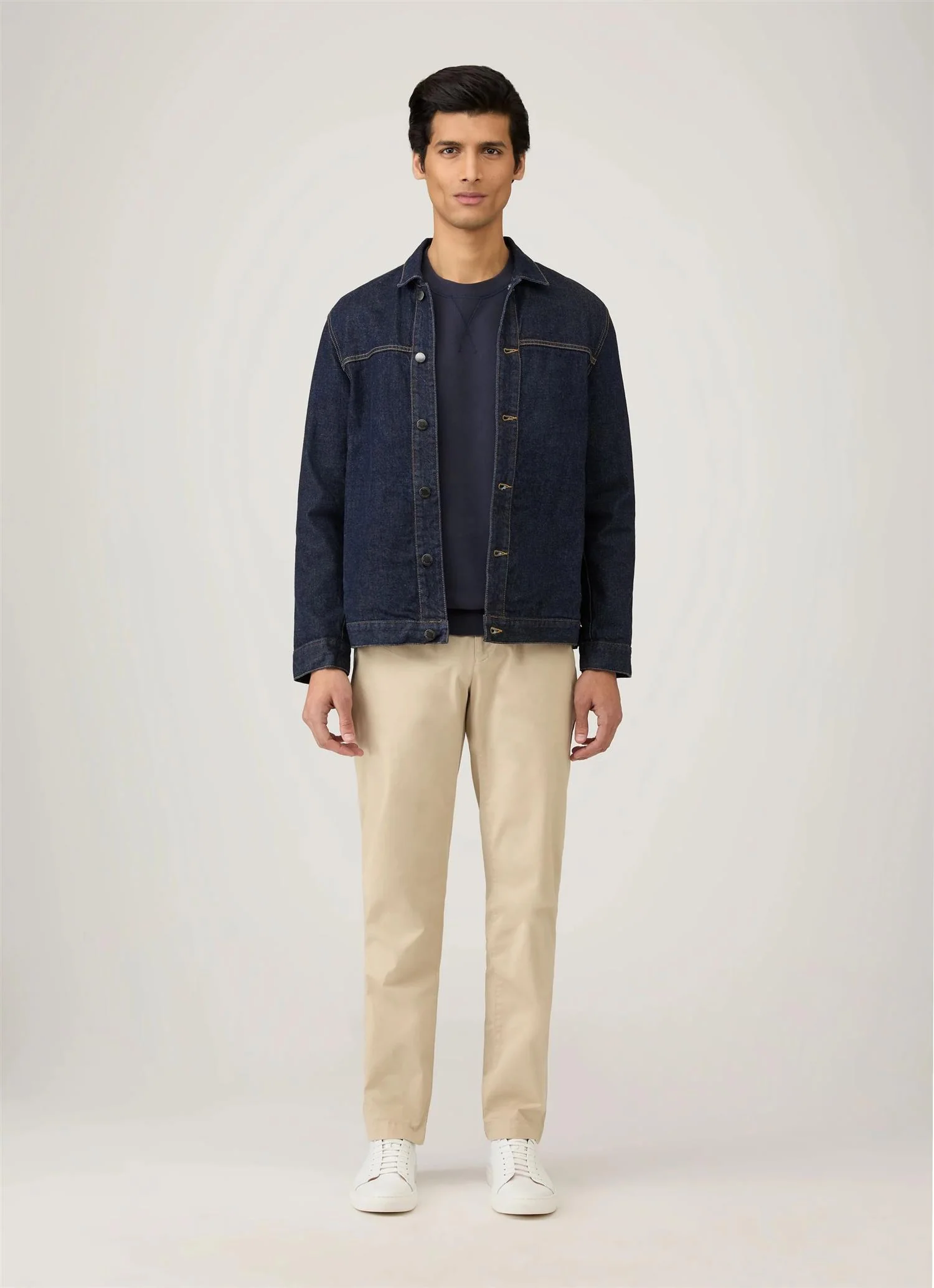 Loopback Sweatshirt Navy - Image 3