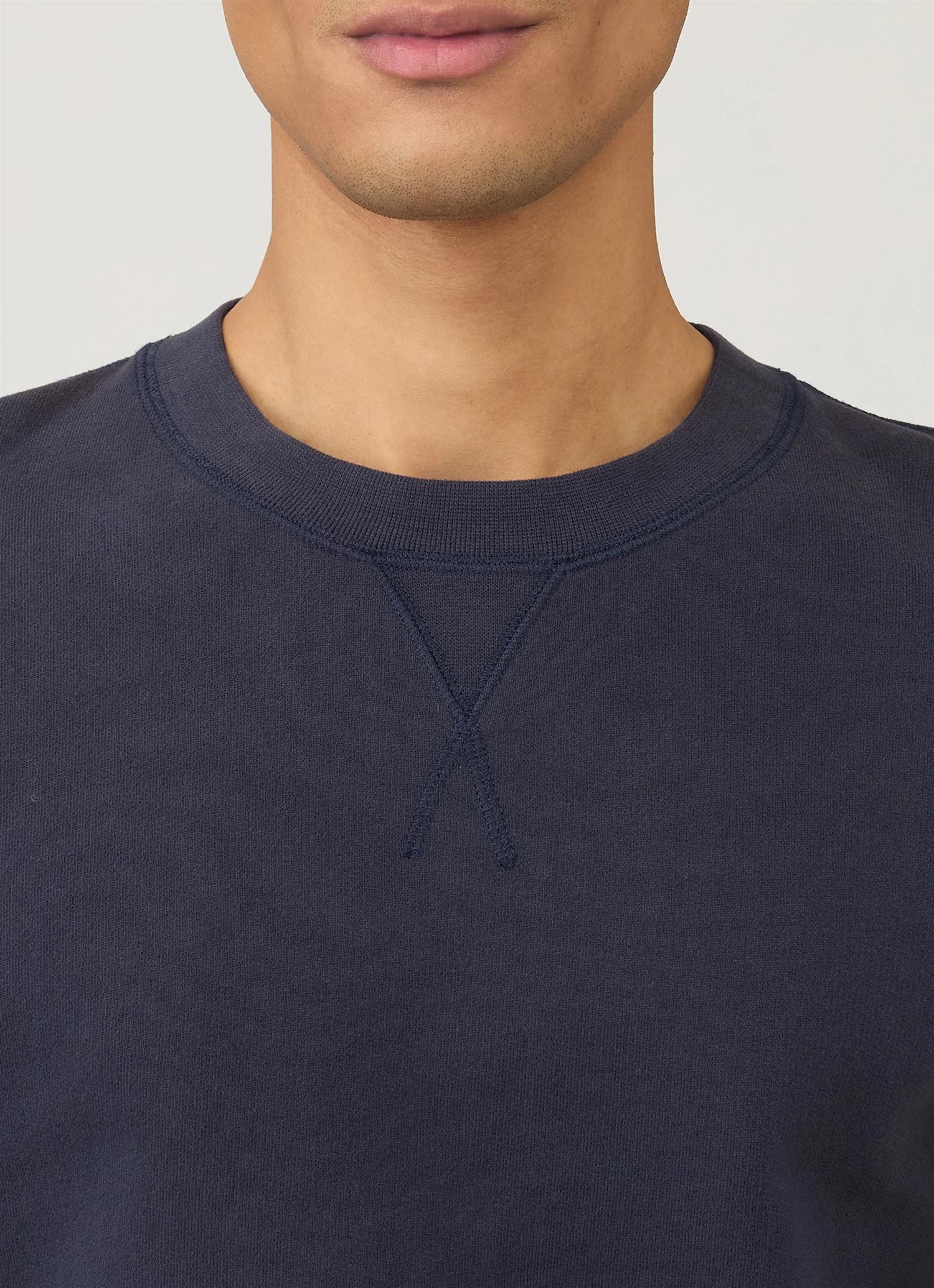Loopback Sweatshirt Navy - Image 6