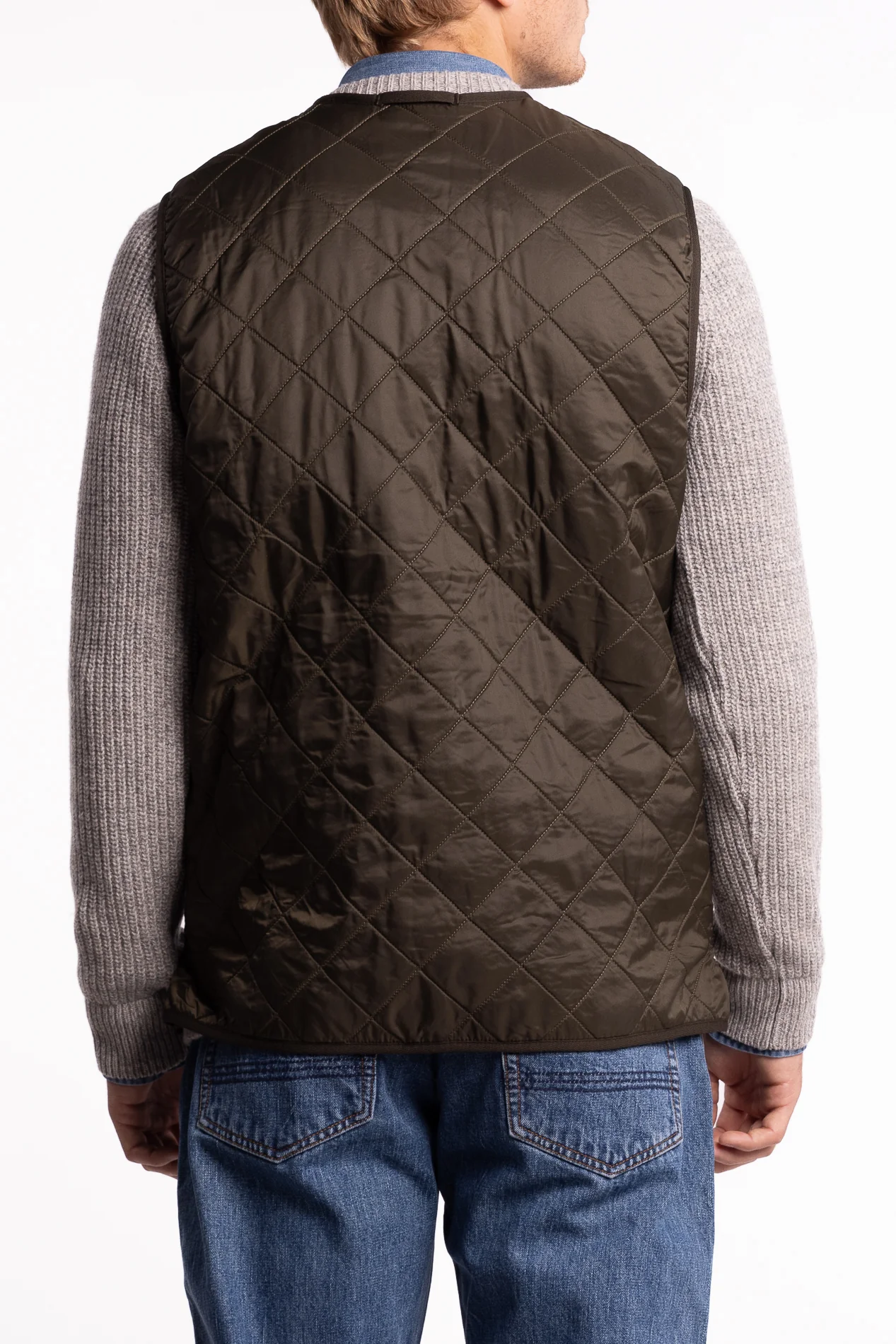 Polarquilt Waistcoat/Zip-In Liner Olive - Image 3