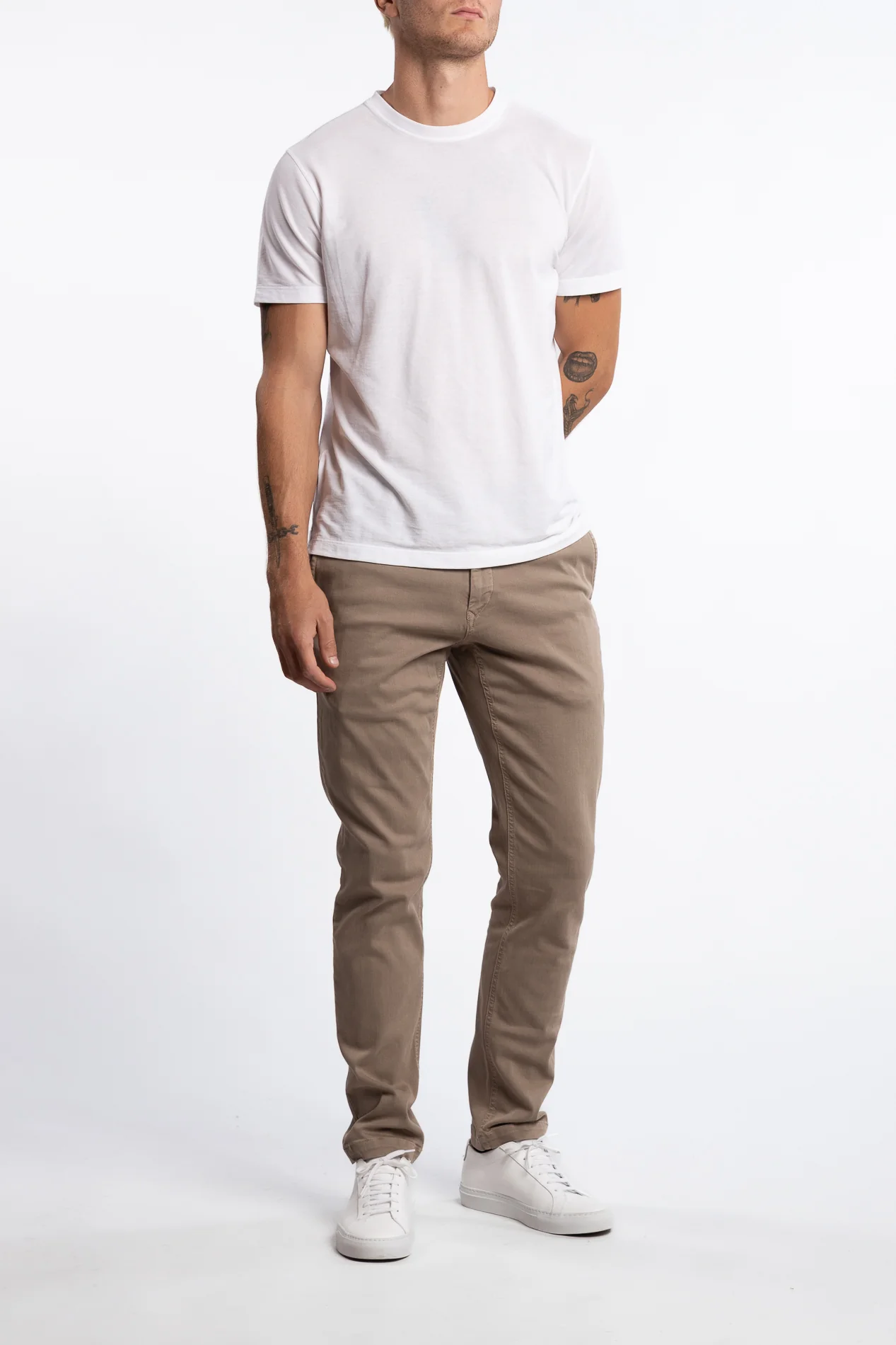 Benni Regular Fit Chinos Beige - Image 4