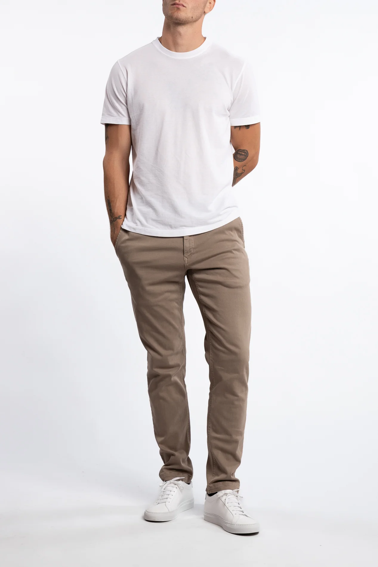 Benni Regular Fit Chinos Beige - Image 5