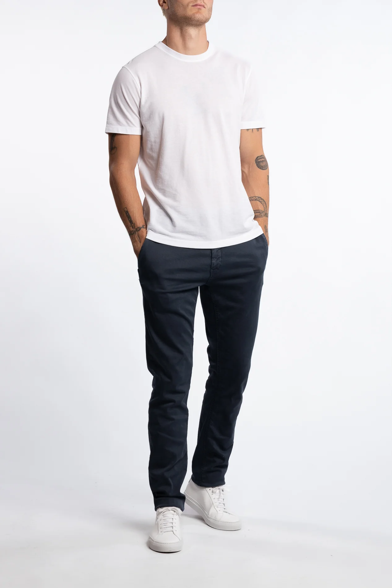 Benni Regular Fit Chinos Navy - Image 4