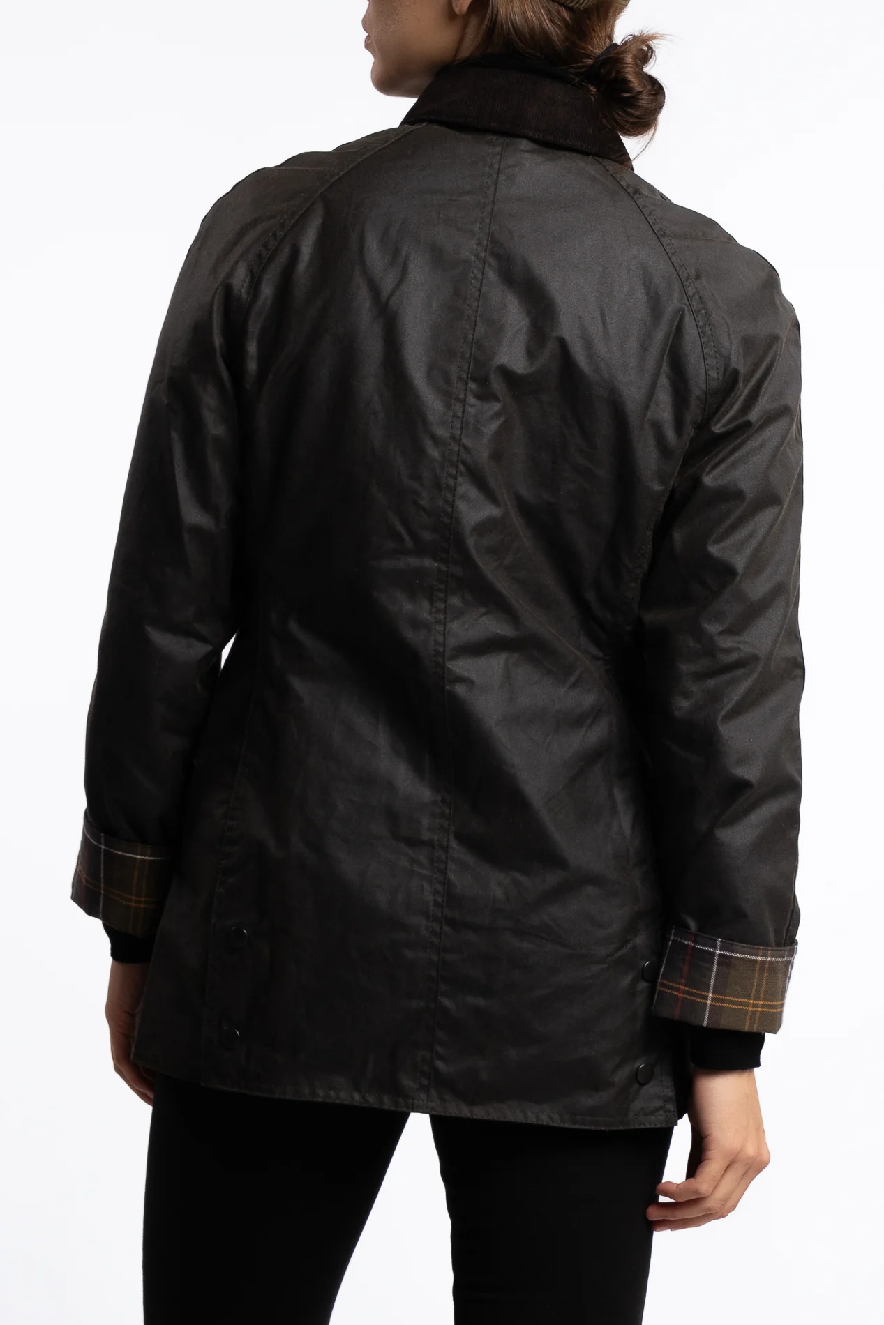Beadnell Wax Jacket Sage - Image 3