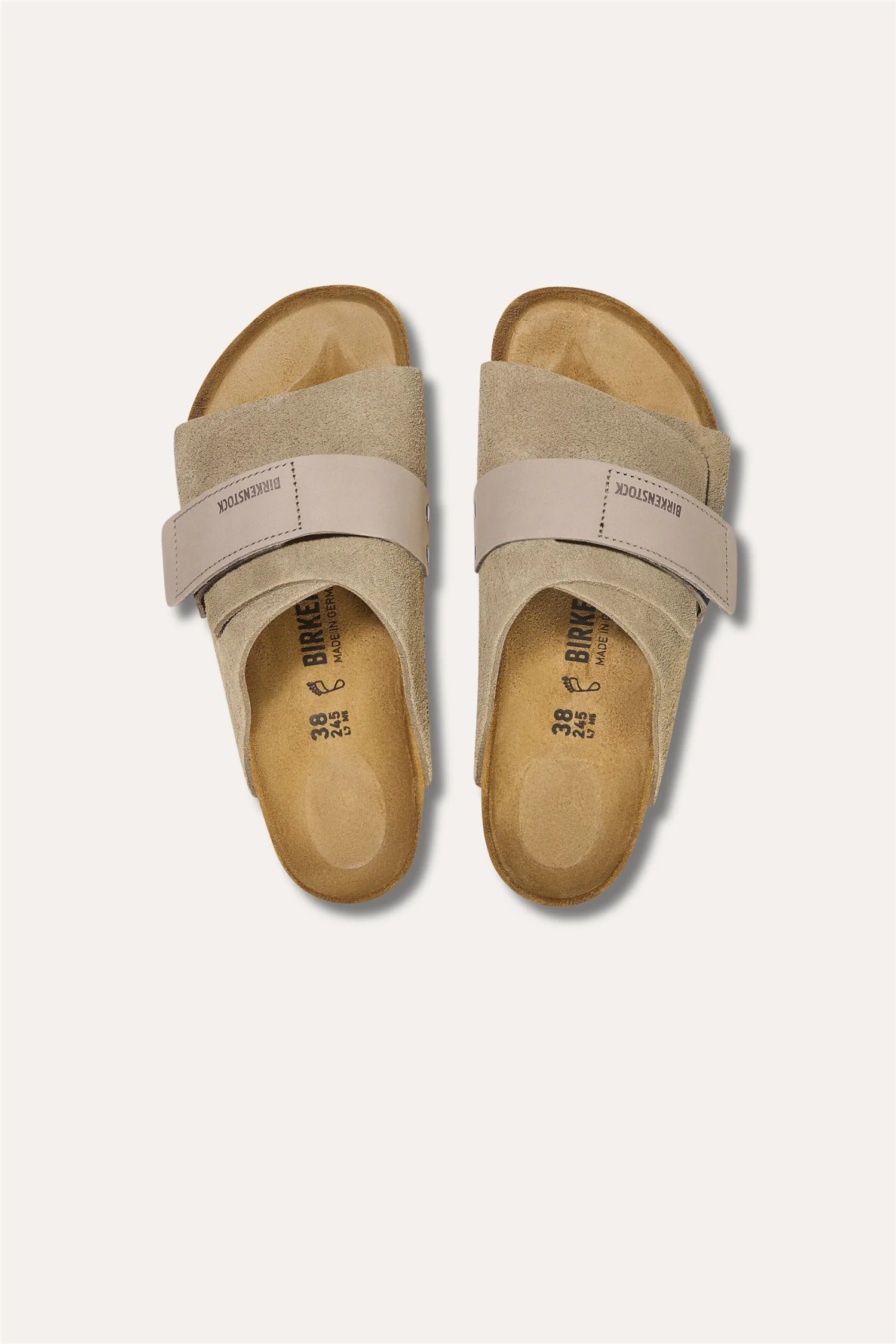 Men's Kyoto Nubuck/Suede Leather Taupe - Image 5