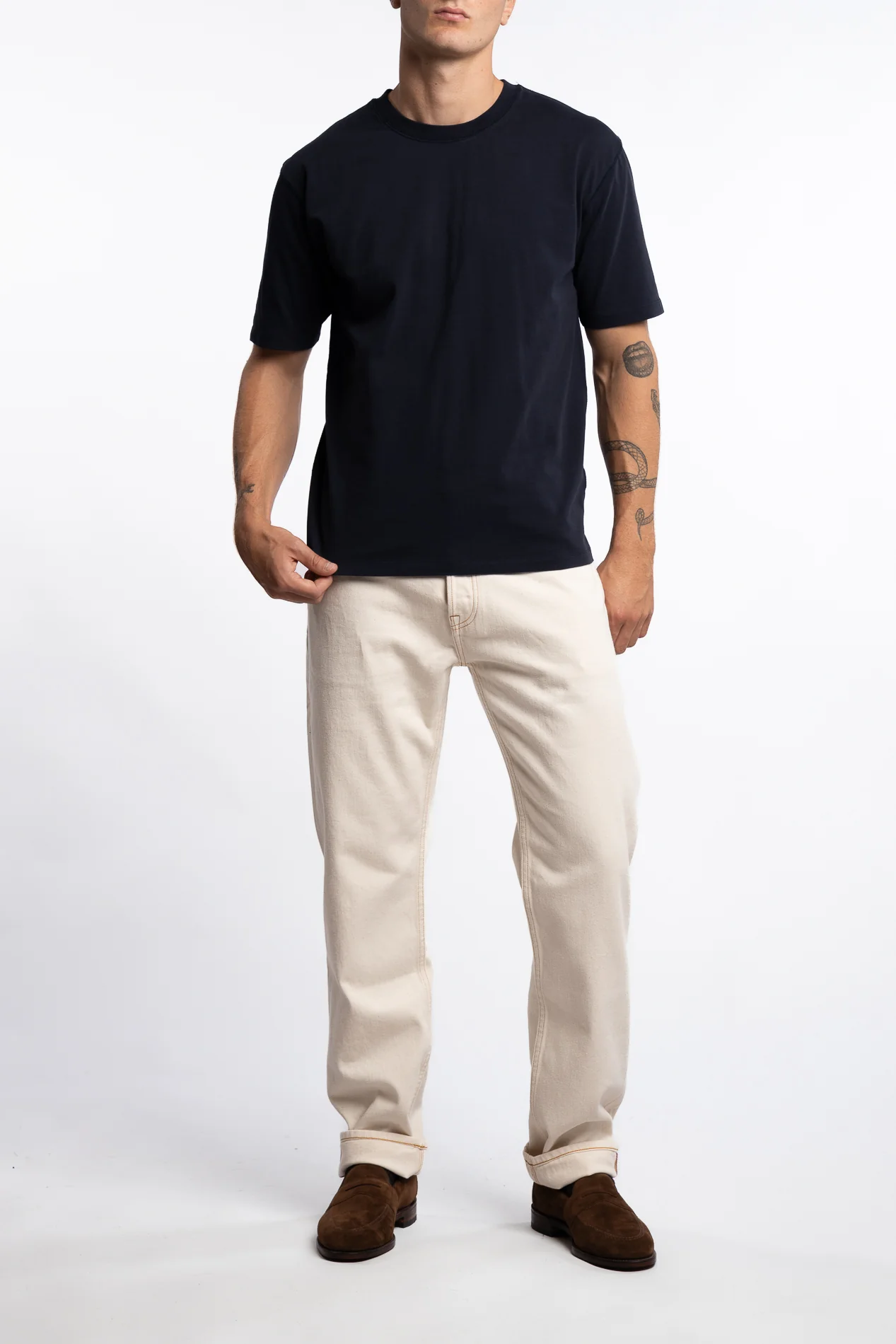 Short Sleeve Hiking T-Shirt Navy - Image 4